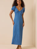 Hattie Denim Maxi Dress