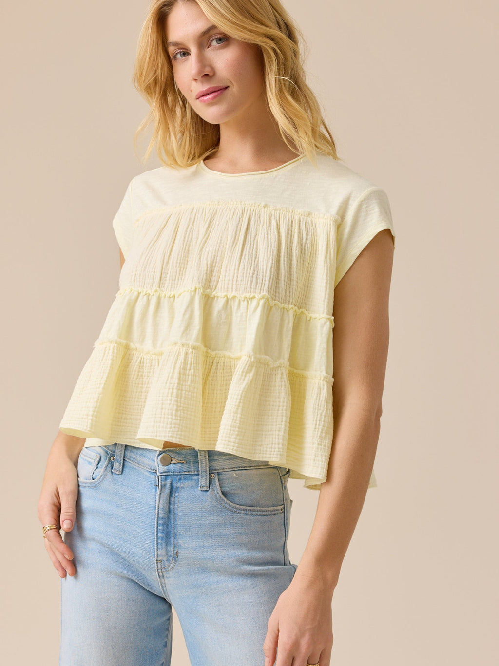 Nicole Ruffle Top