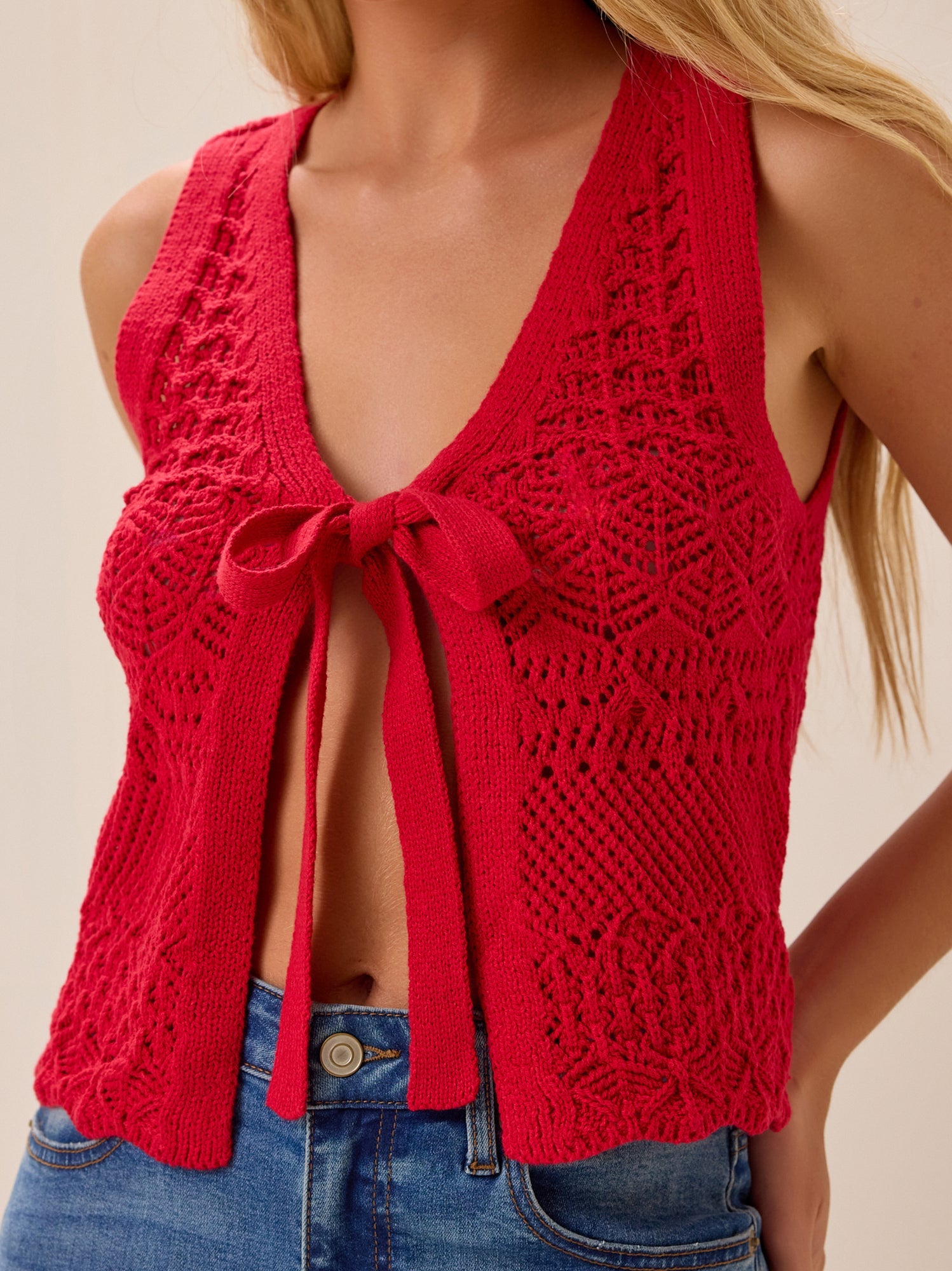 Tyra Crochet Vest
