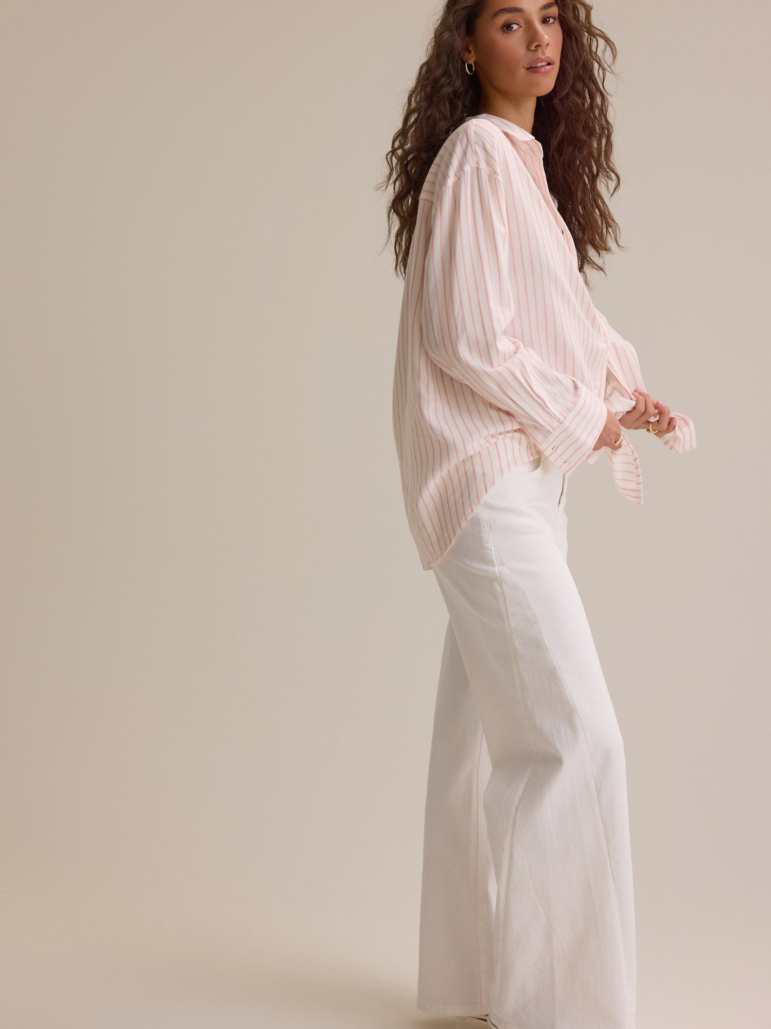Brandy Button Up Top