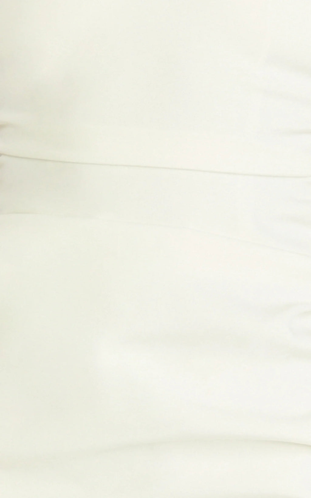 Eugenia Mini Dress - Square Neck Bodycon Dress in Off White