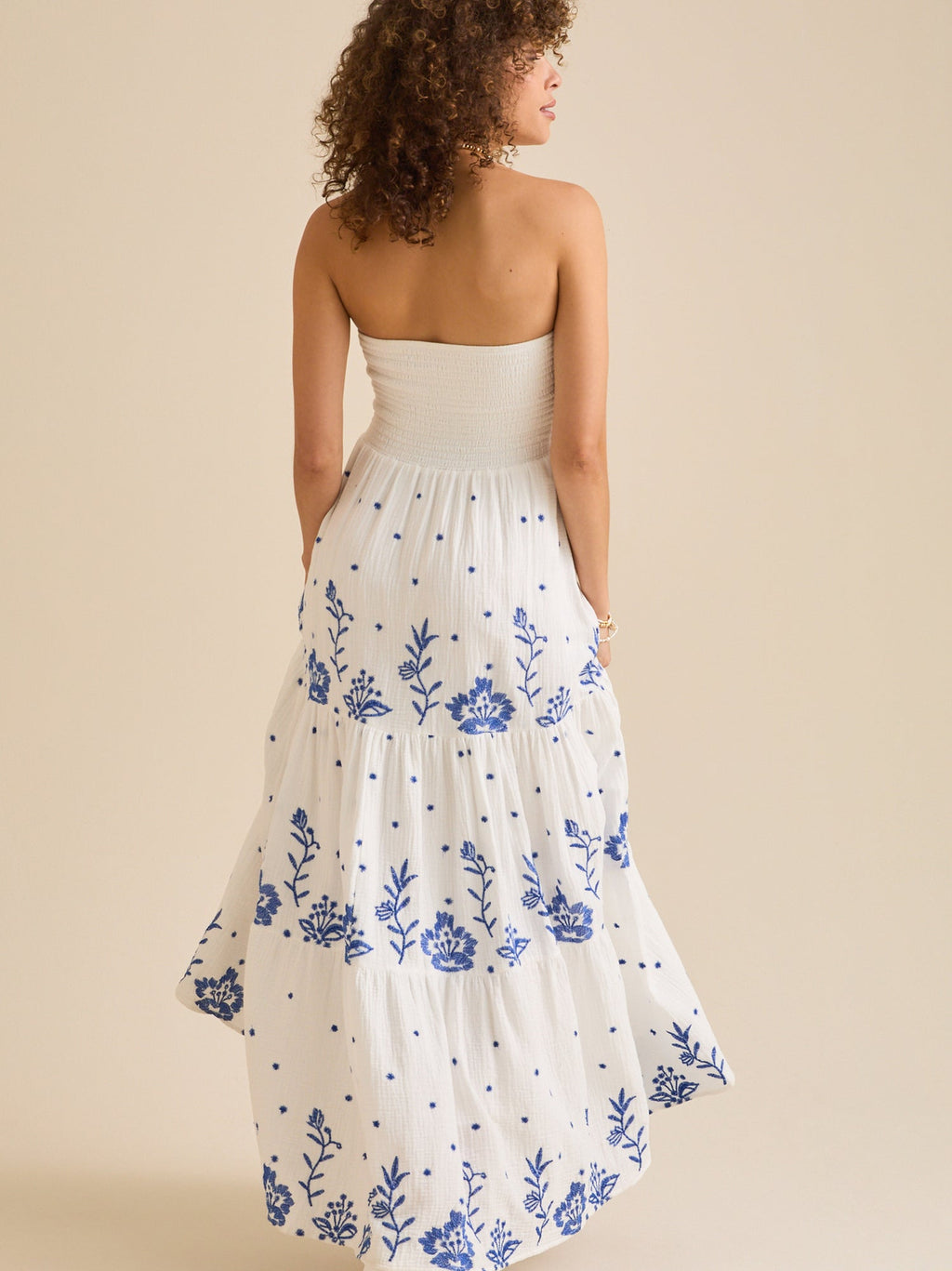 Melanie Strapless Maxi Dress