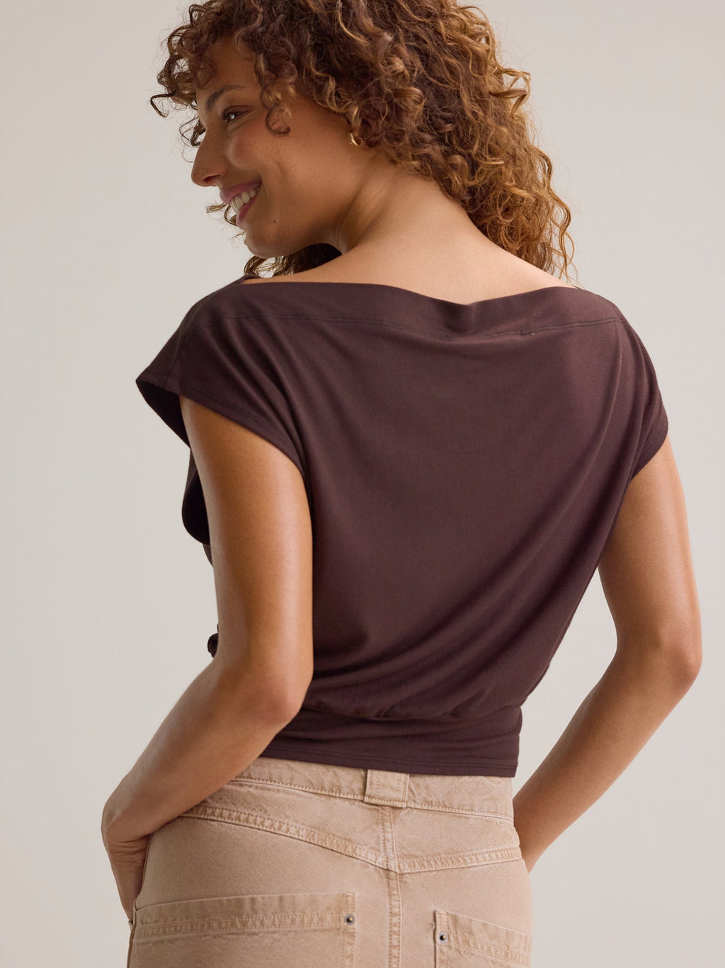 Senna Asymmetrical Neck Top