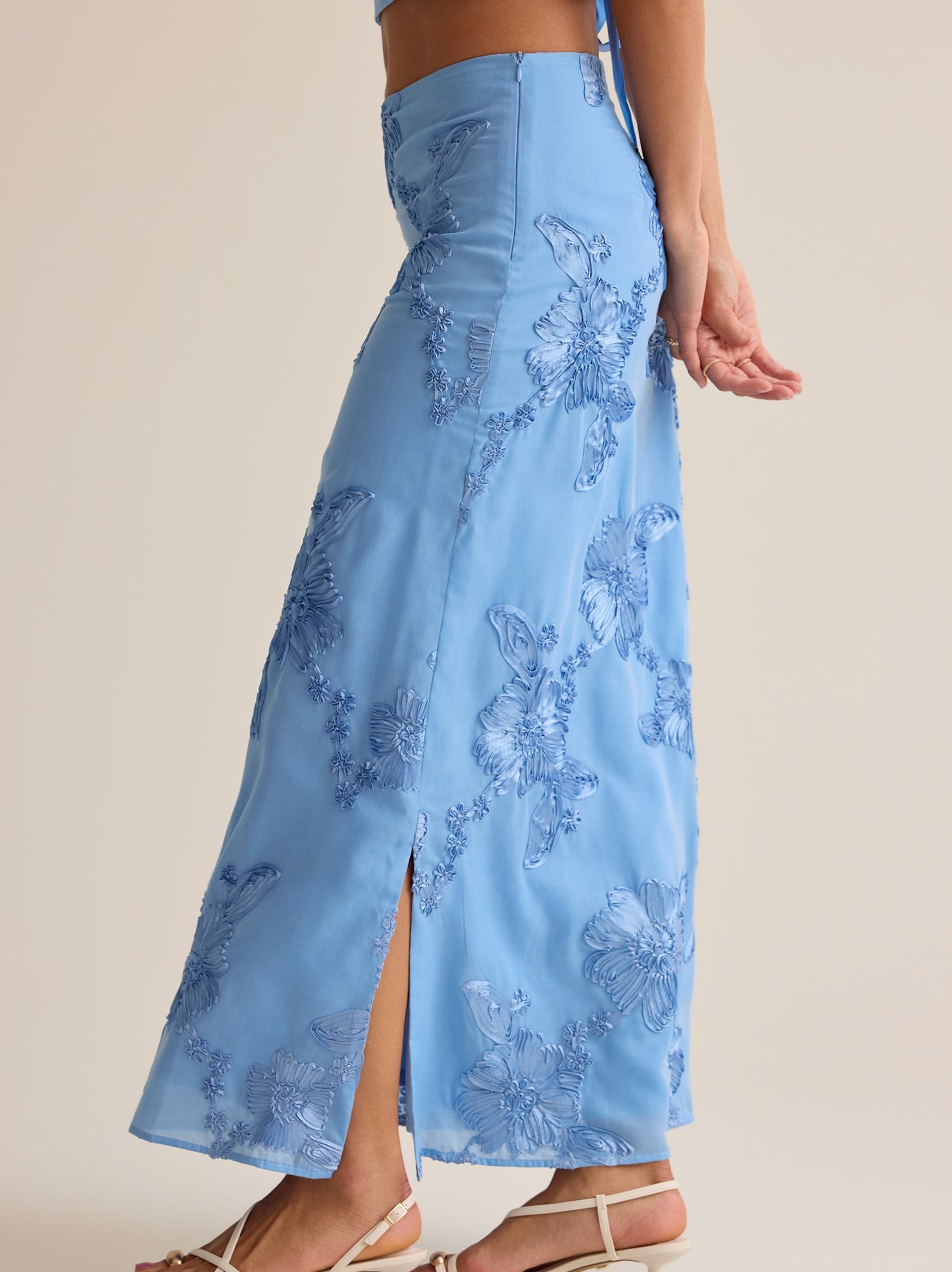Audrey Floral Maxi Skirt
