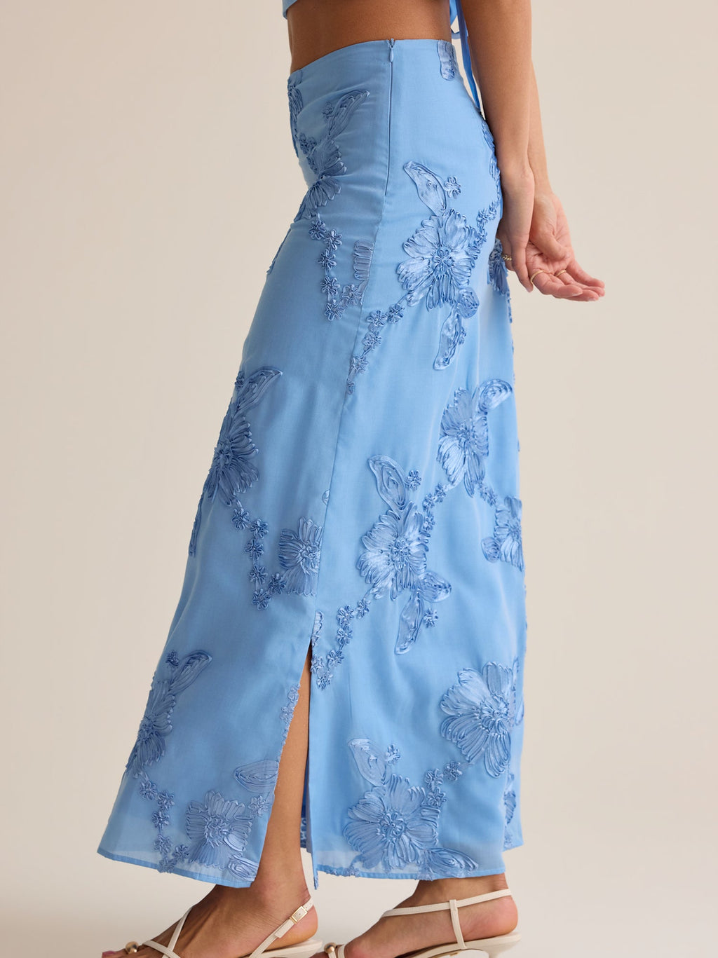 Audrey Floral Maxi Skirt