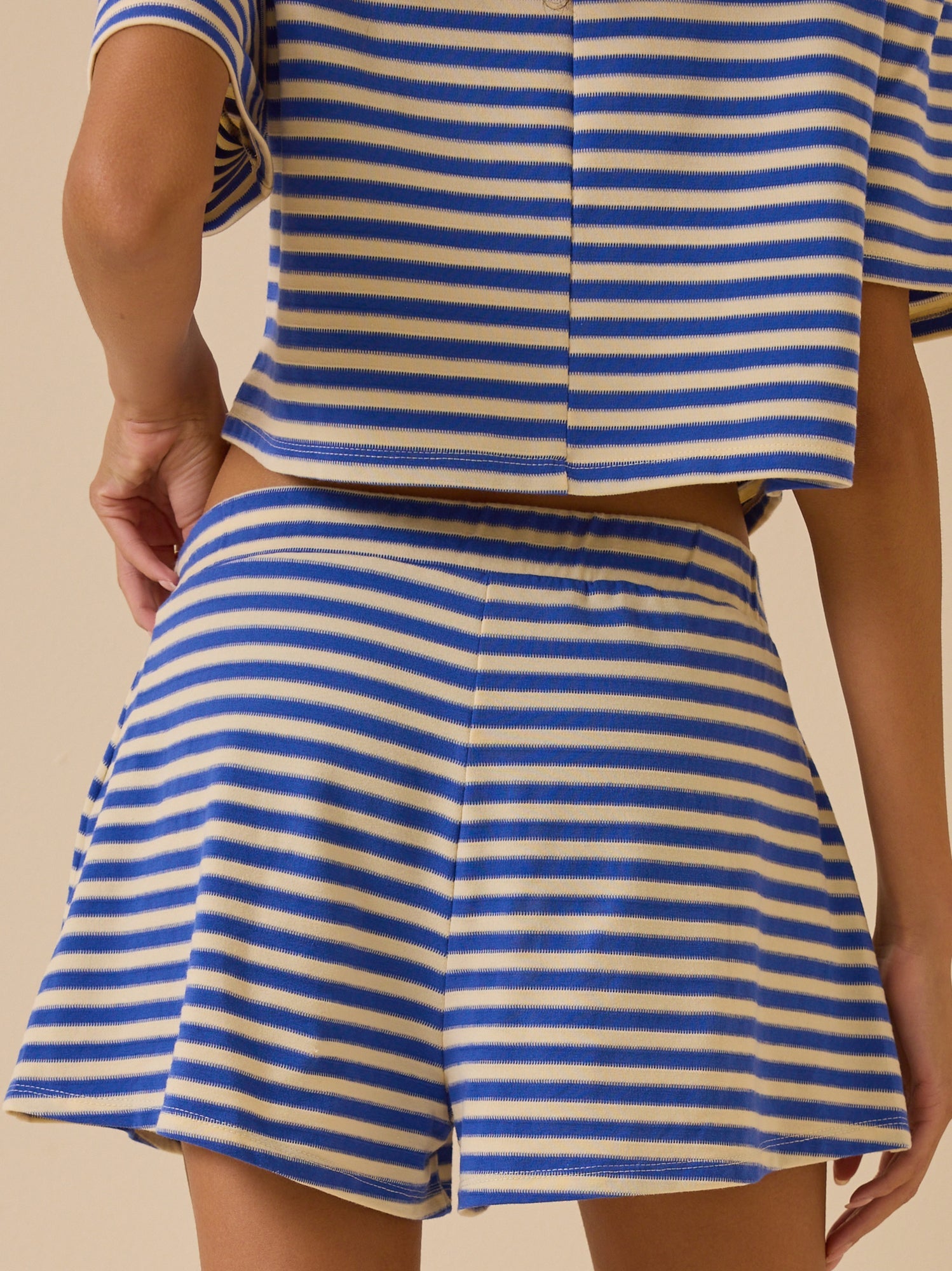 Nyra Stripe Relaxed Short
