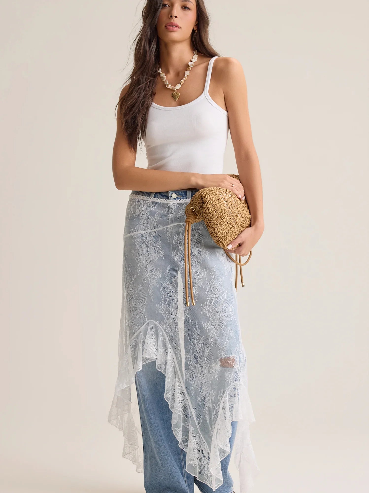 Eva Lace Slip Skirt