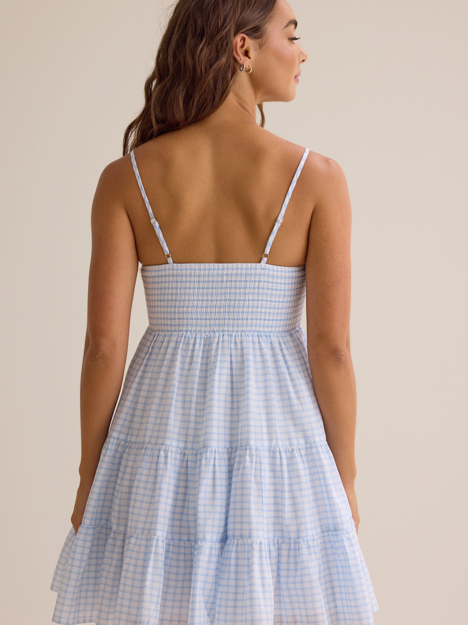 Macy Gingham Mini Dress