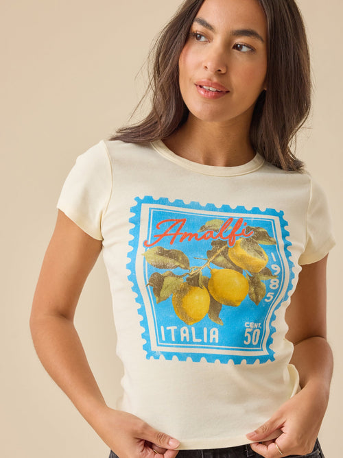 Amalfi Postcard Baby Tee