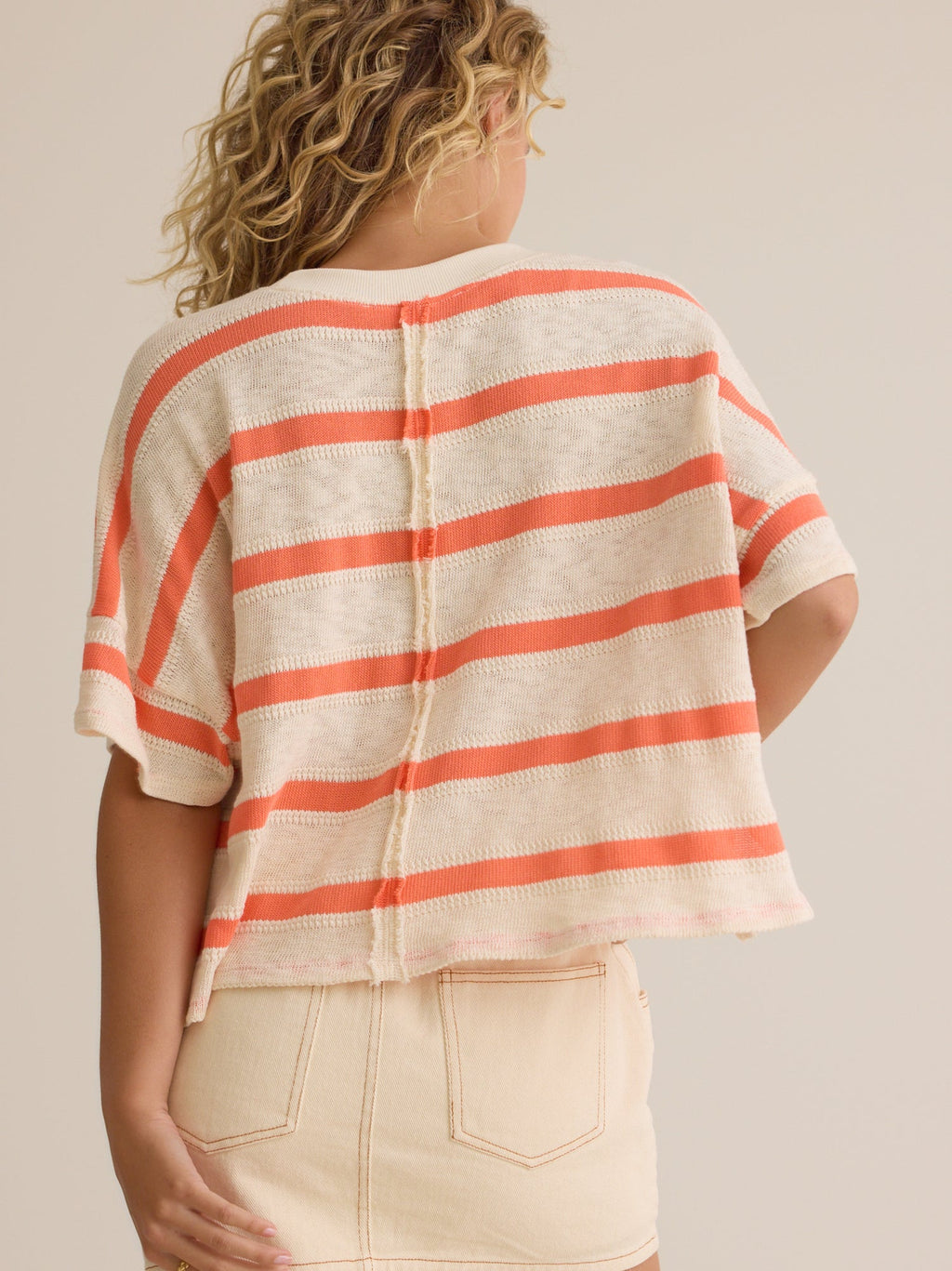 Clara Stripe Boxy Top
