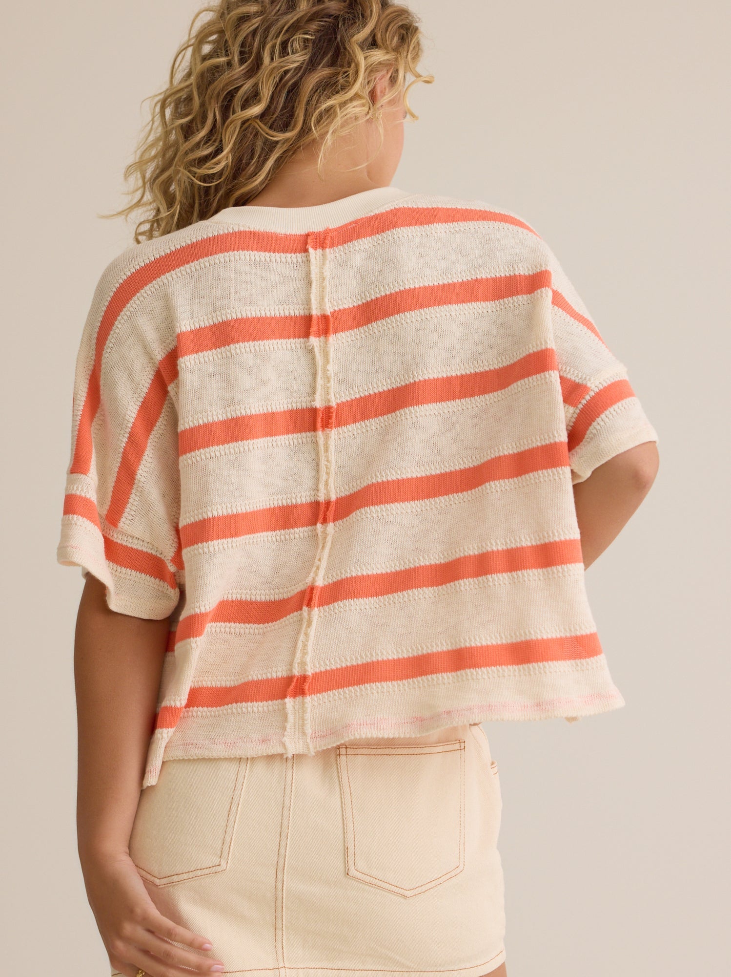 Clara Stripe Boxy Top