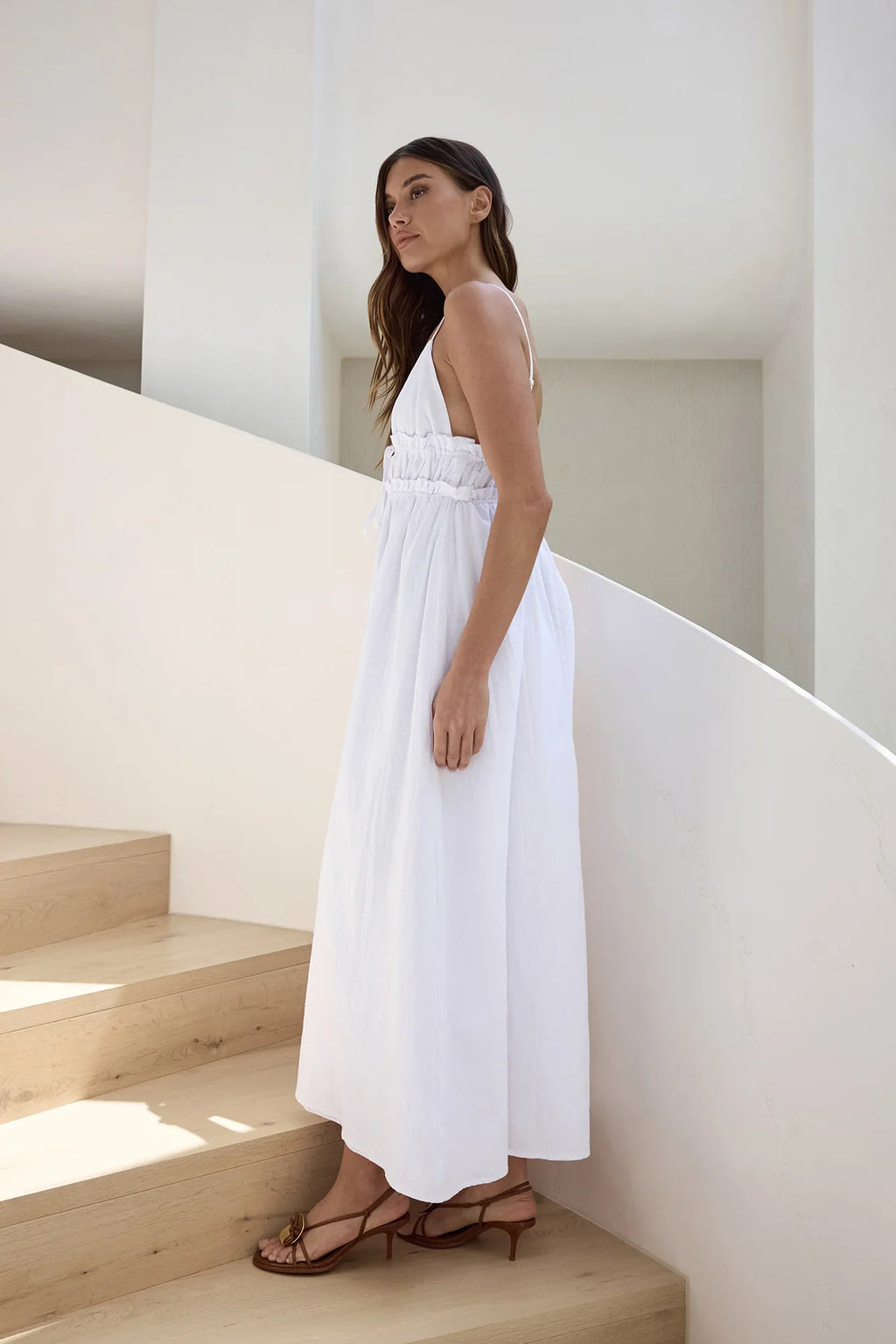 Thinking Of Love Maxi Dress White