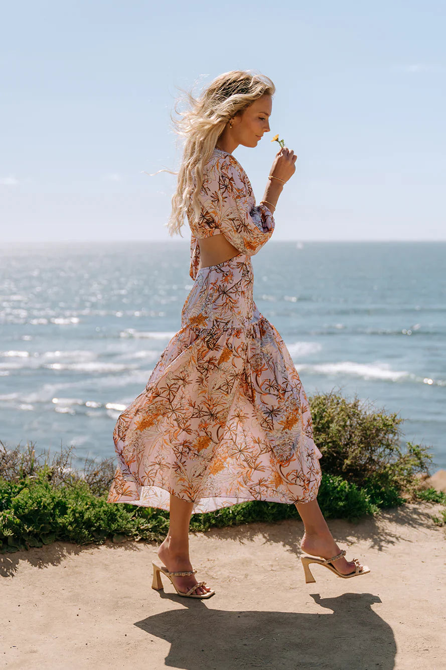 Come And Go Maxi Dress Pink