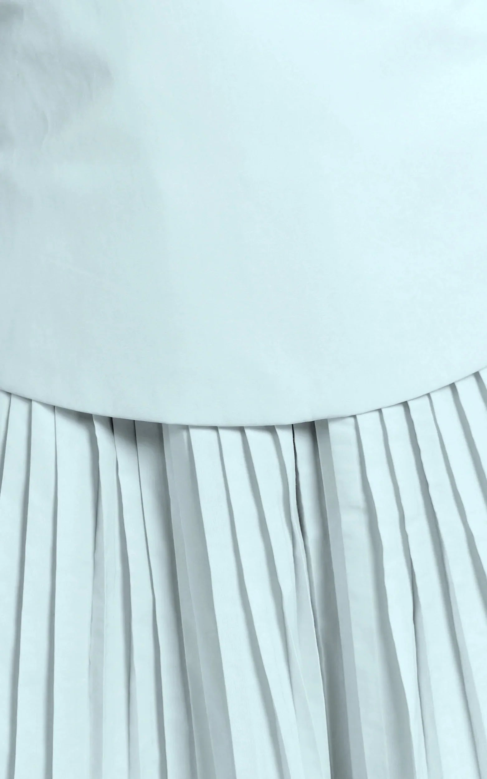 Izara Mini Dress - Off Shoulder Pleated Dress in Blue