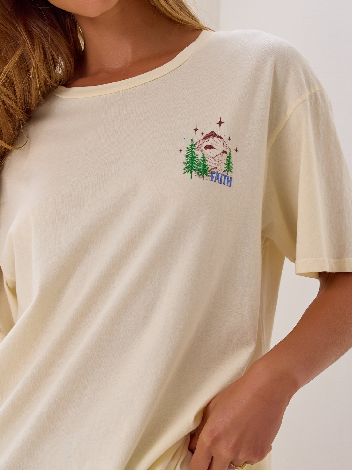 Faith Over Fear Mountain Tee