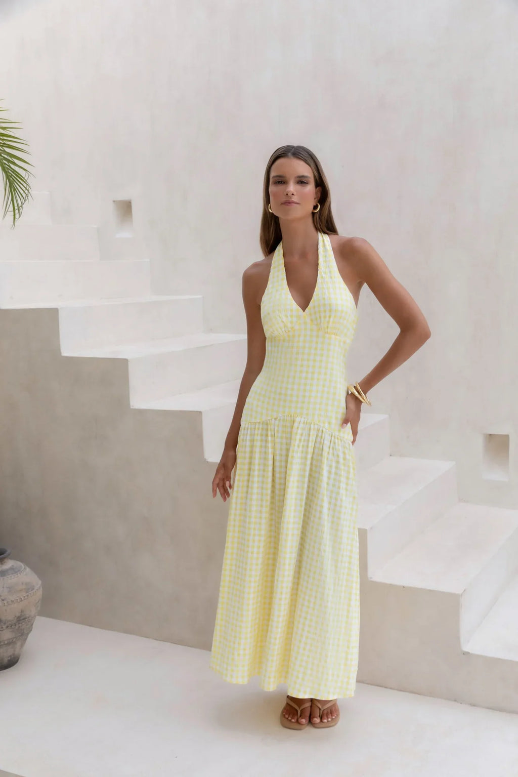 Calling Your Name Maxi Dress Yellow