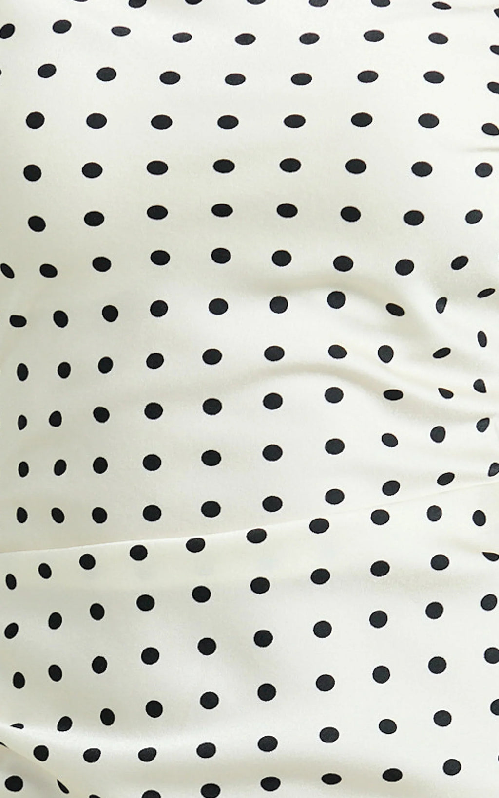 Lioness - Sweetheart Mini Dress - In Cream Polka