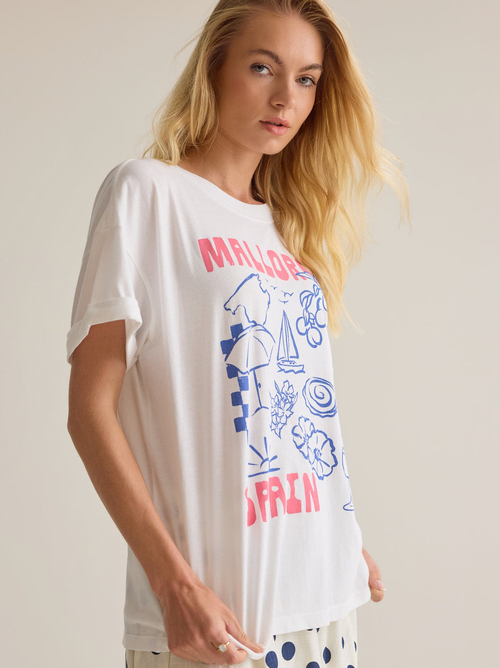 Mallorca Spain Oversized Tee
