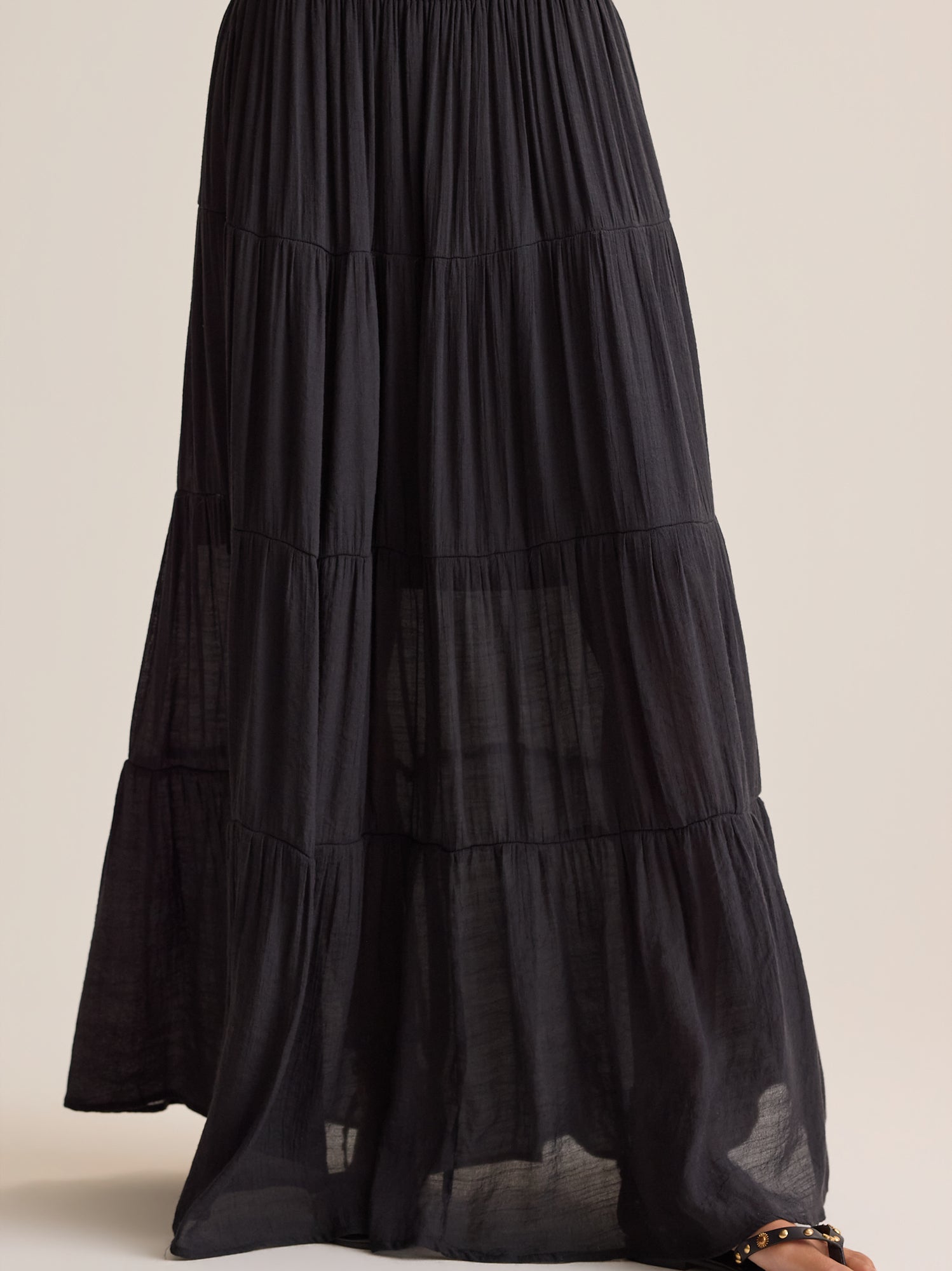 Tate Tiered Flowy Maxi Skirt