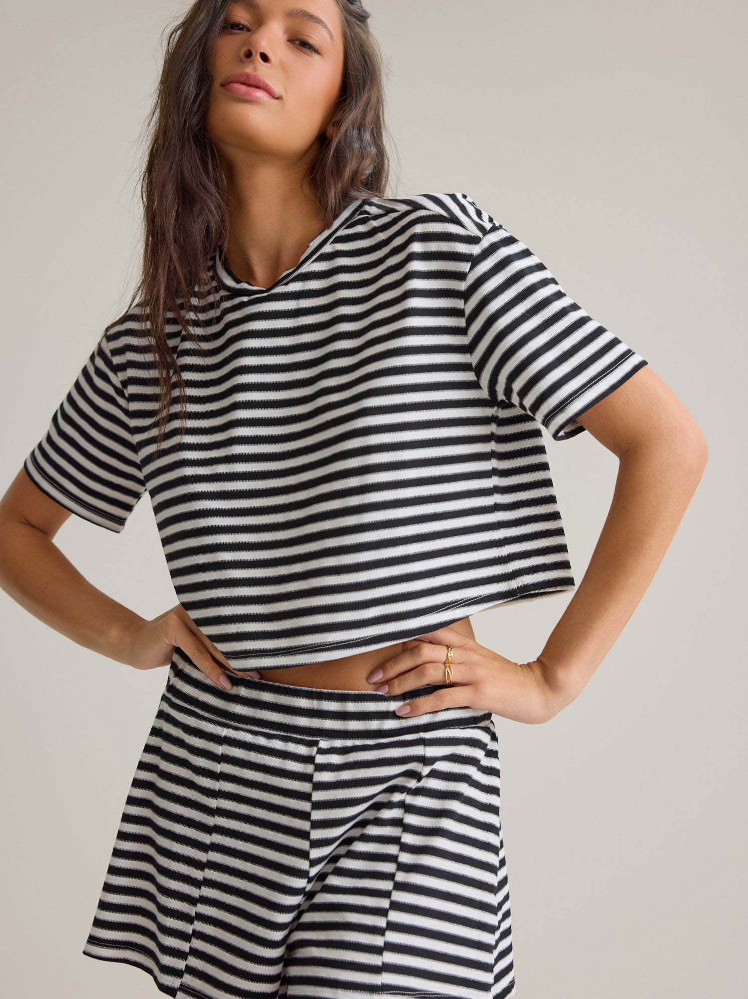 Nyra Stripe Relaxed Top