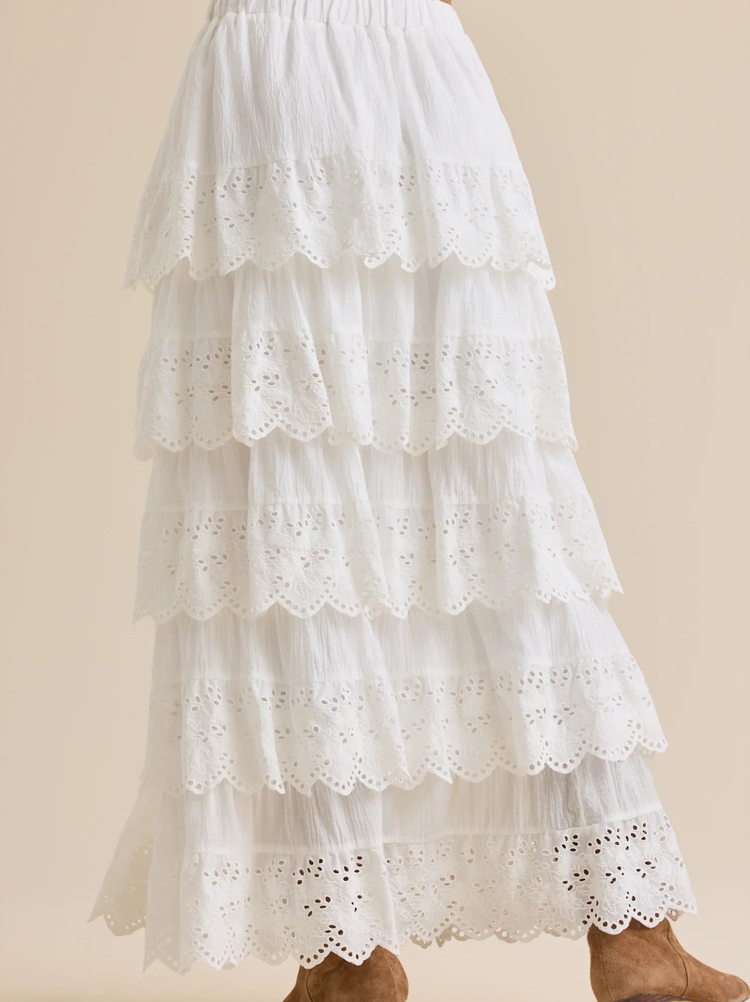 Dara Crochet Midi Skirt