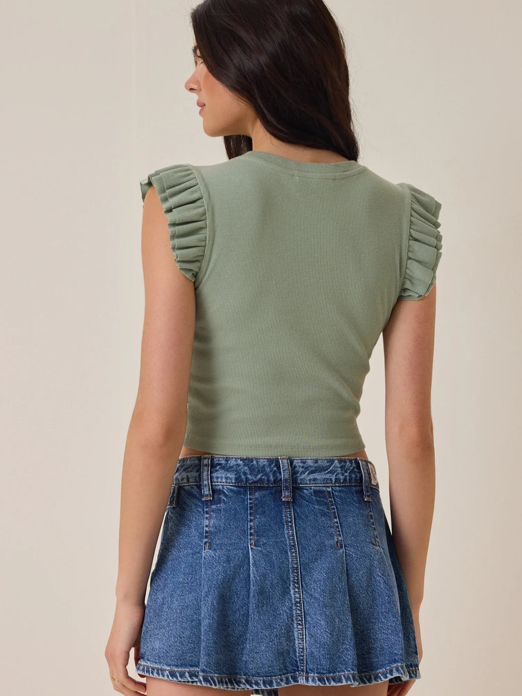 Alina Flutter Sleeve Top