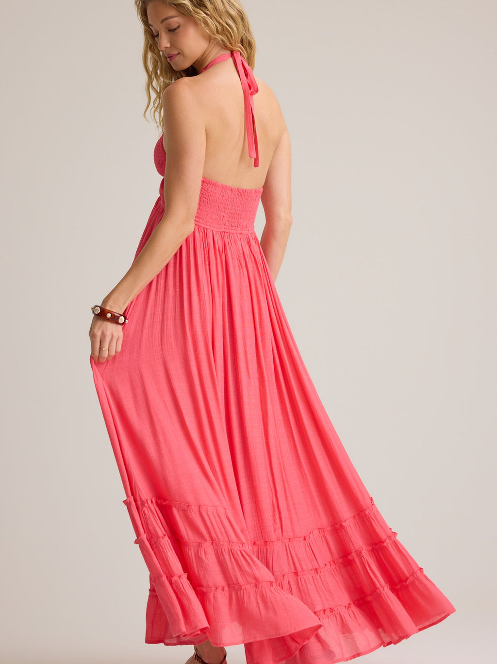 August Halter Maxi Dress