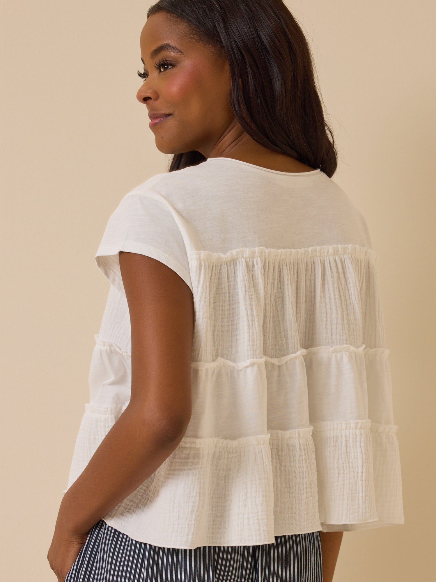 Nicole Ruffle Top