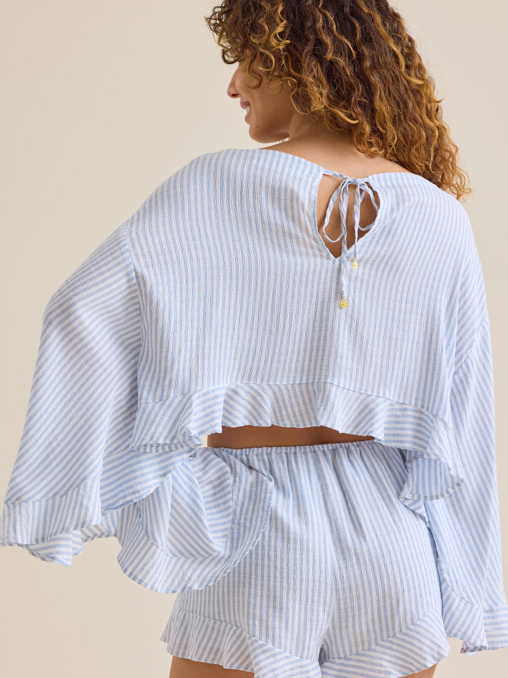 Radda Stripe Boho Top