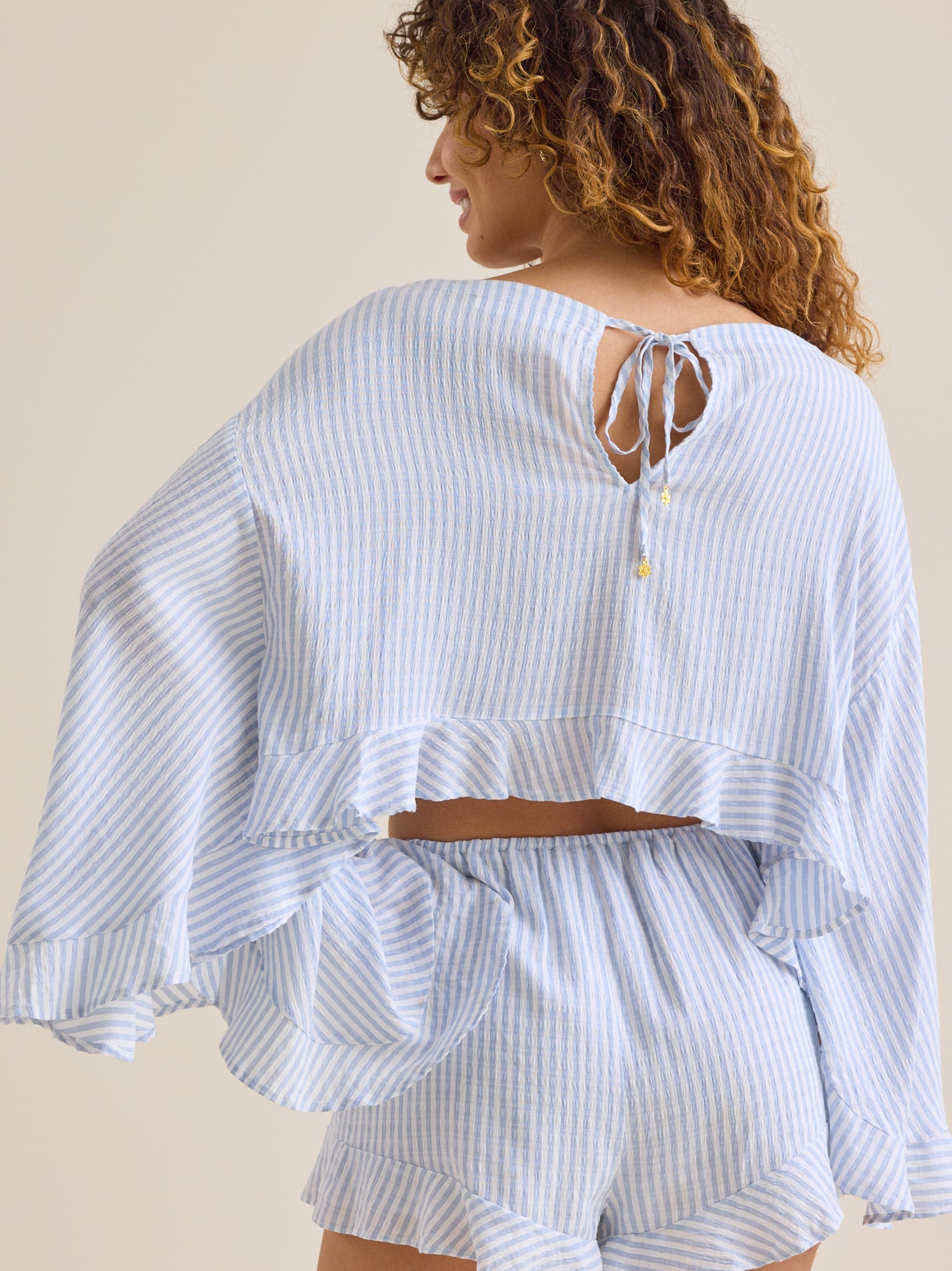 Radda Stripe Boho Top
