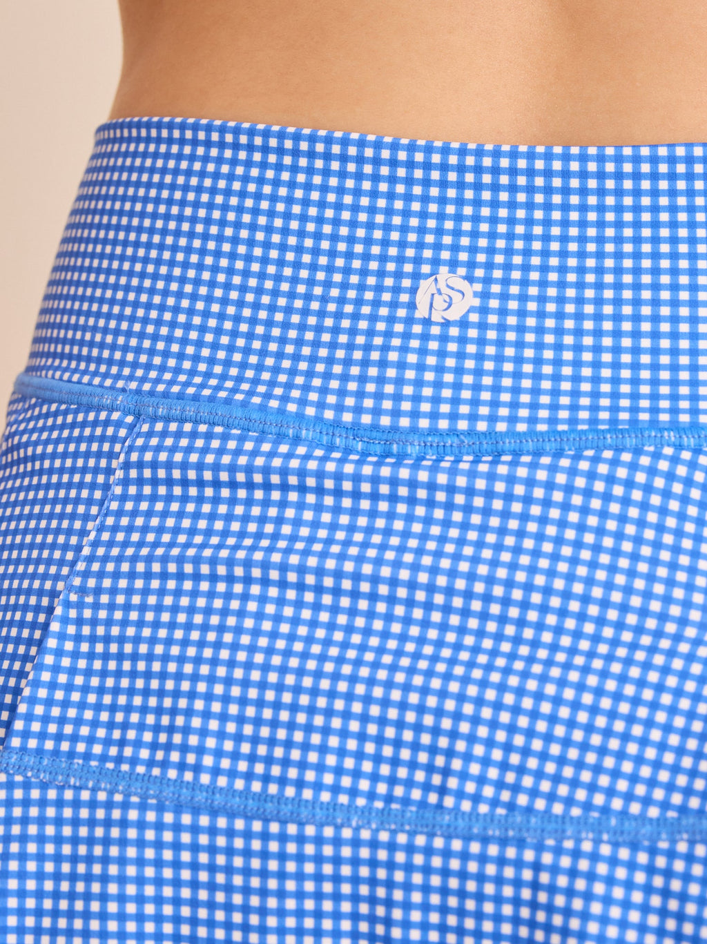Serves Up Gingham Skort