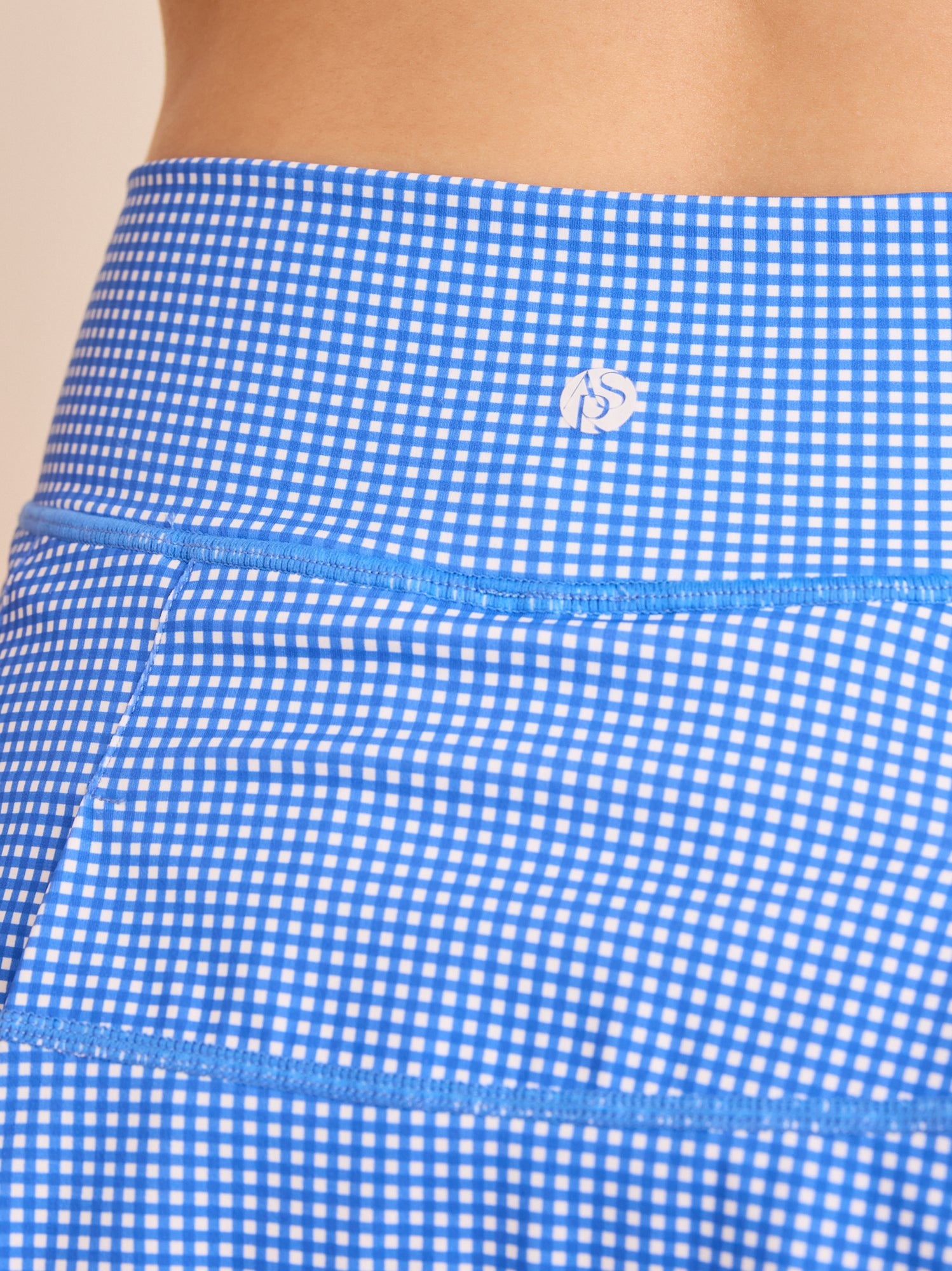 Serves Up Gingham Skort