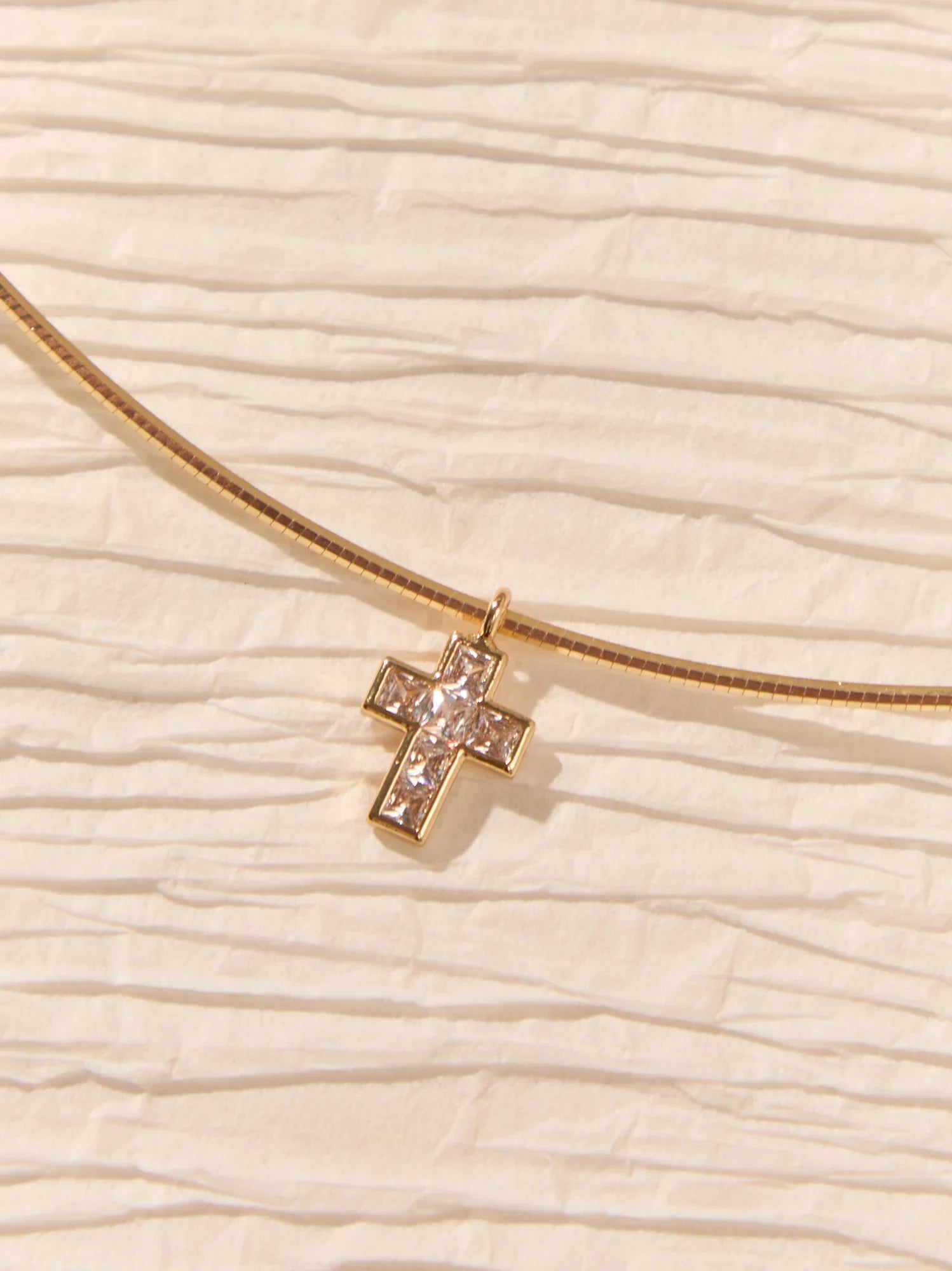 Radiant Grace Cross Necklace