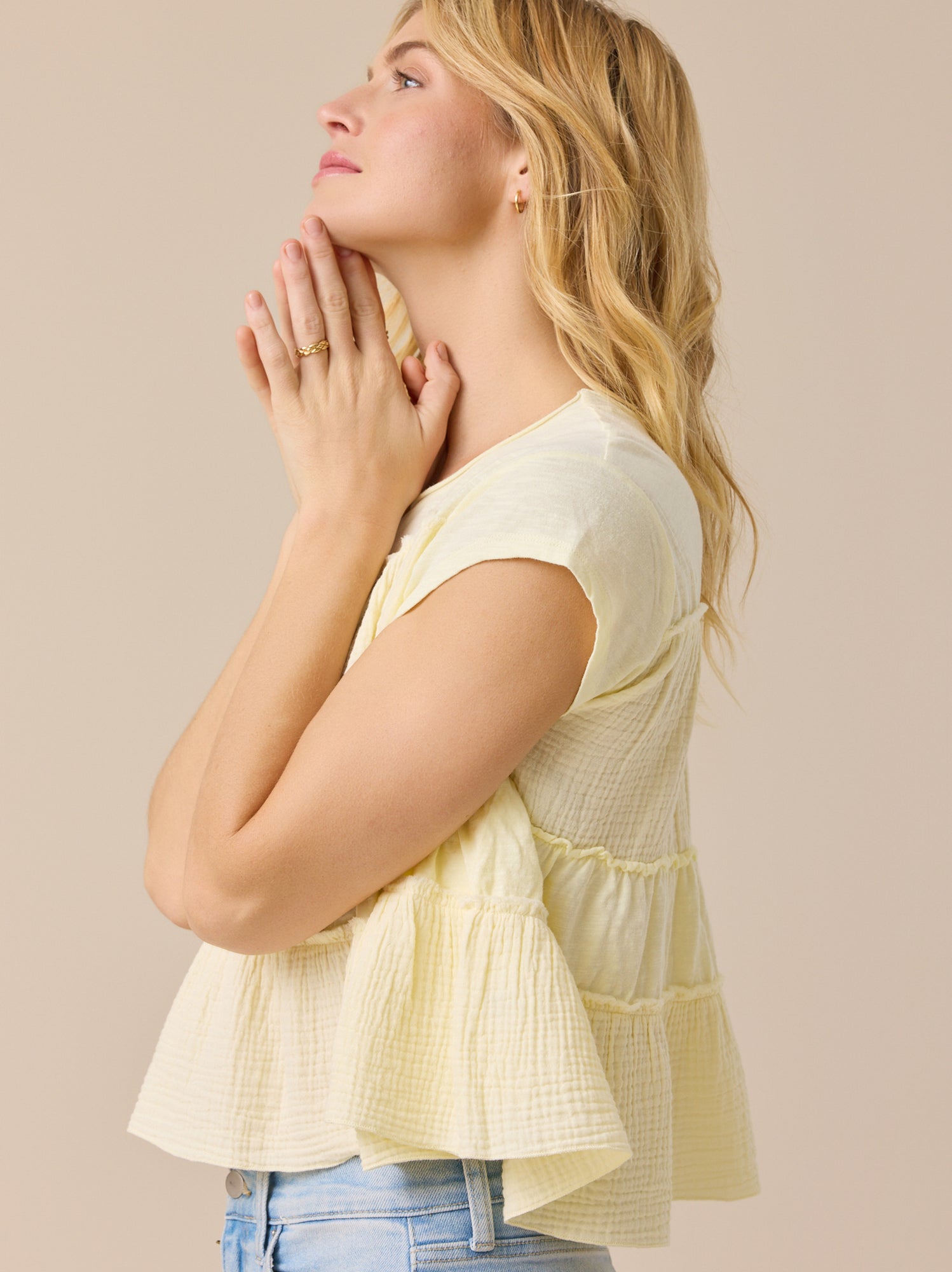 Nicole Ruffle Top