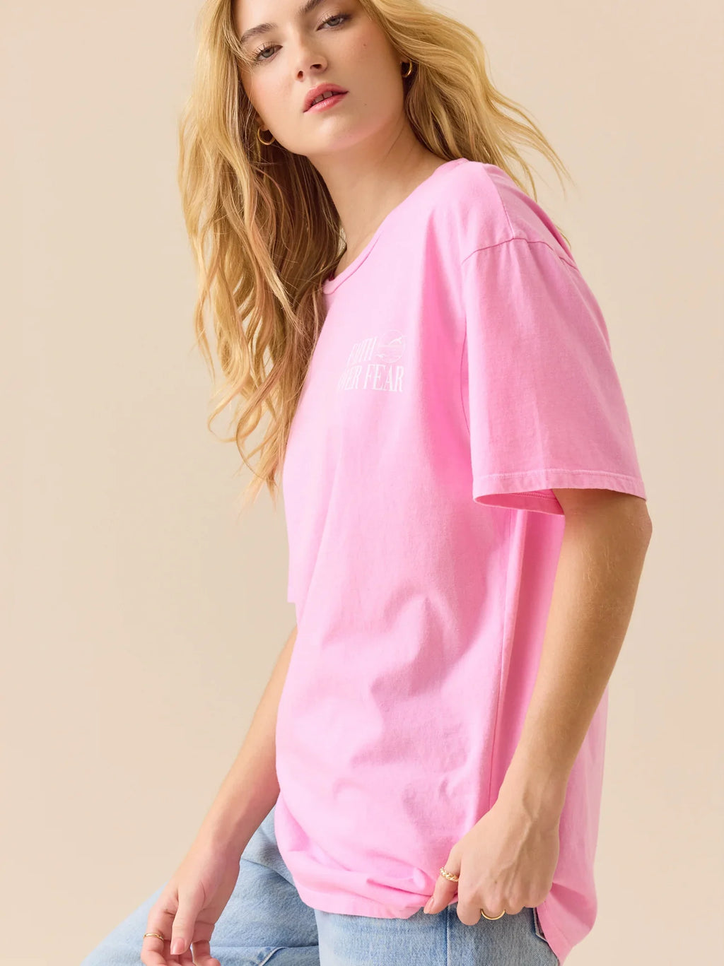 Faith Over Fear Beach Tee