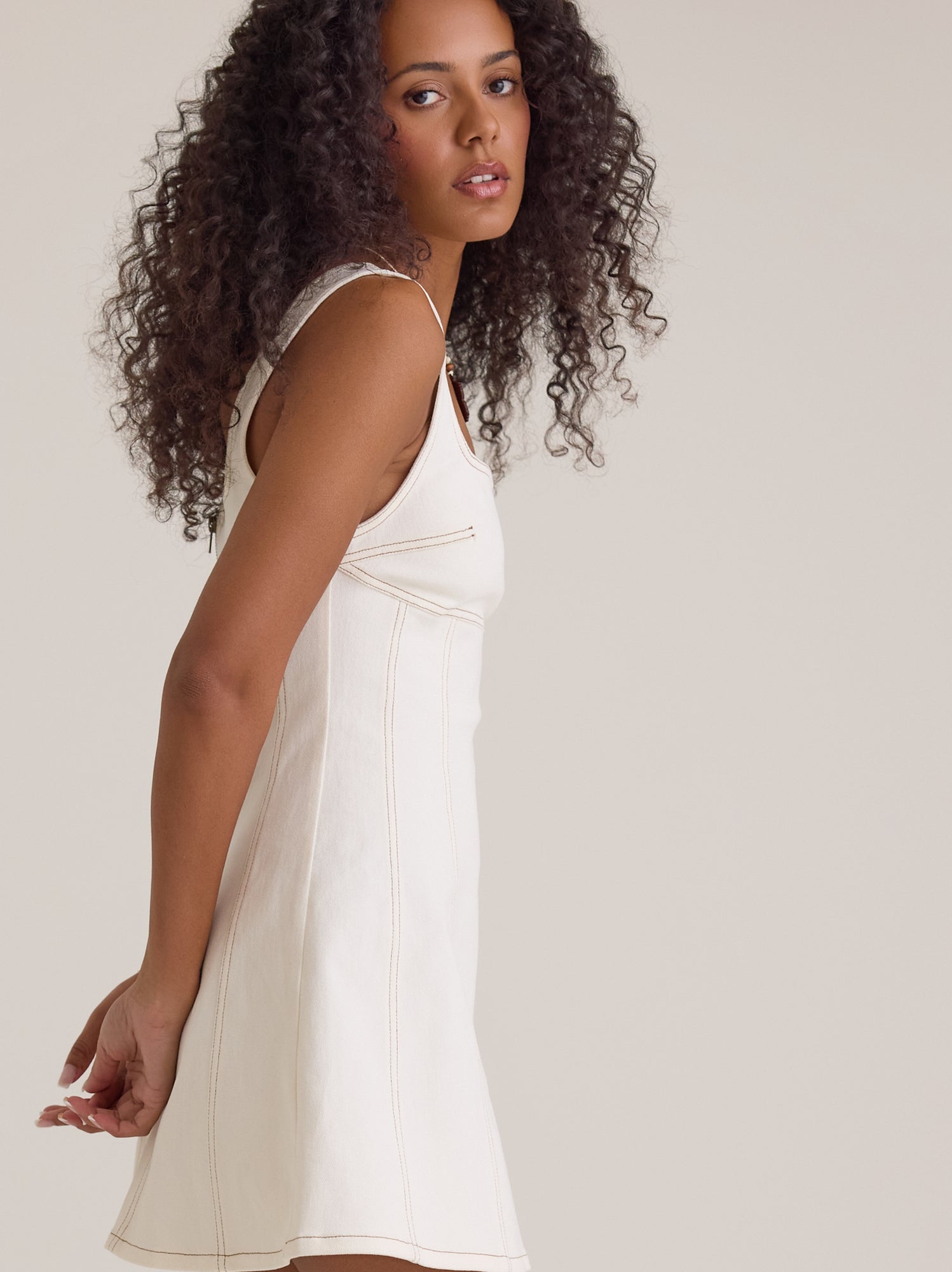 Kalie Denim Mini Dress