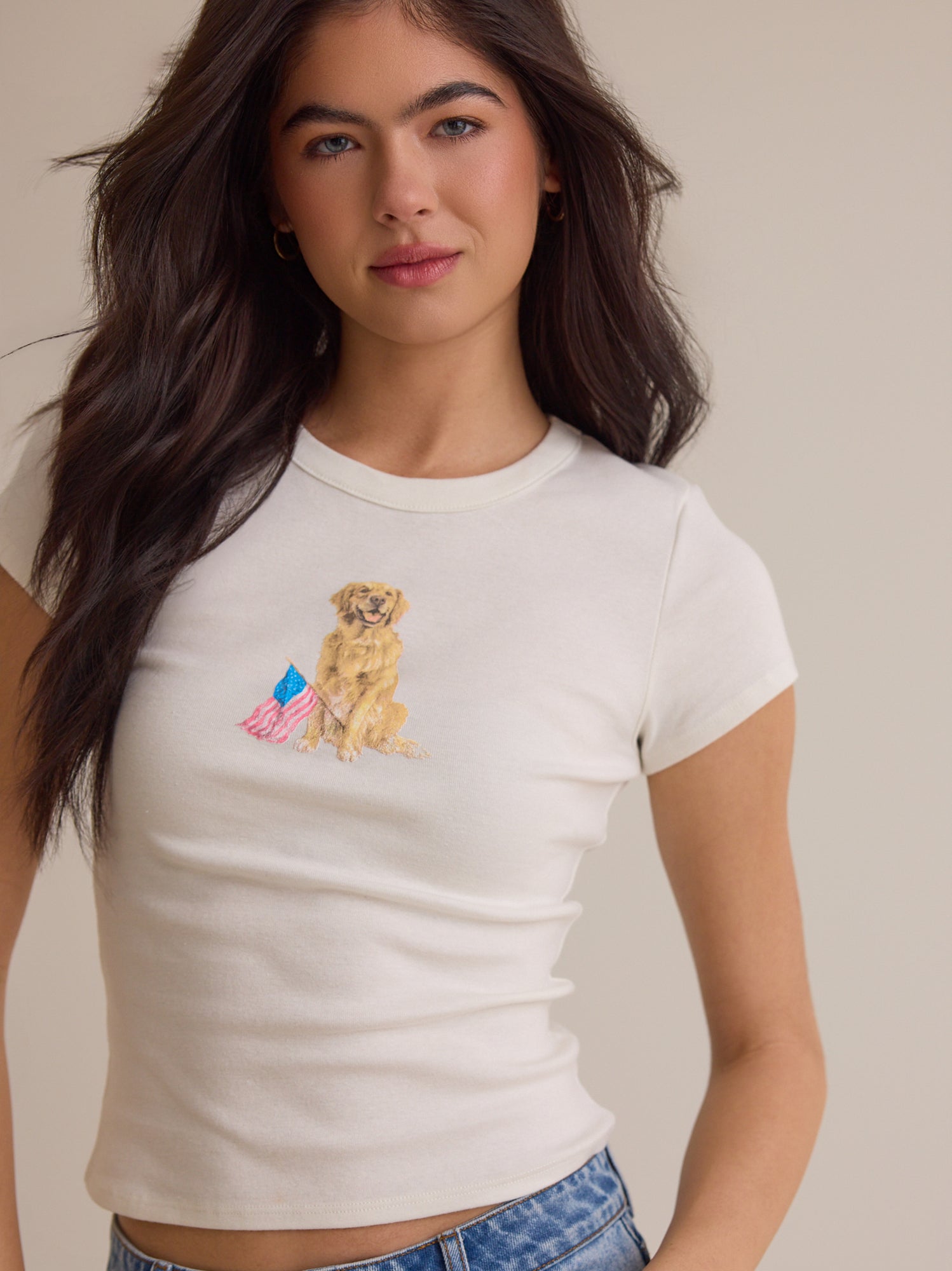 Ellison American Dog Baby Tee