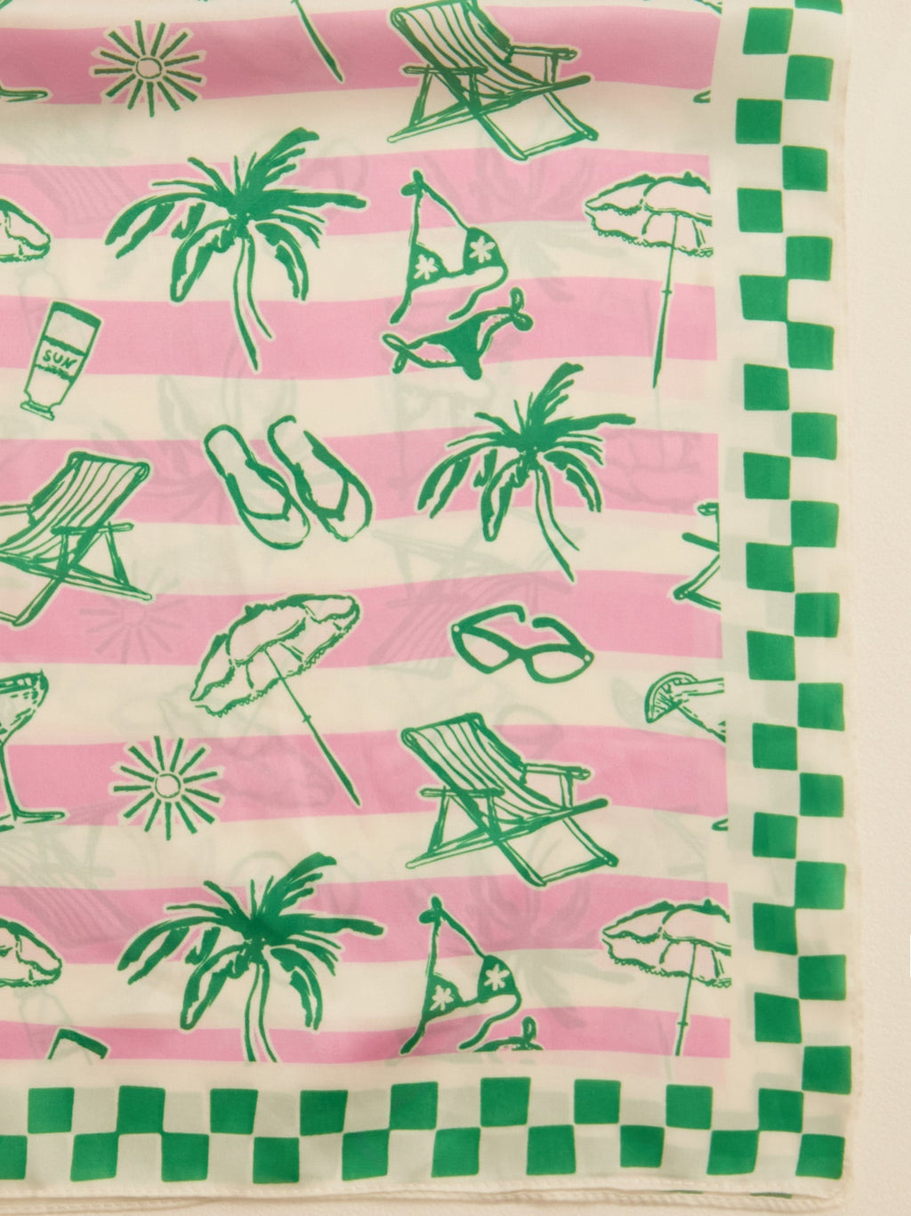 Beach Icon Silk Scarf