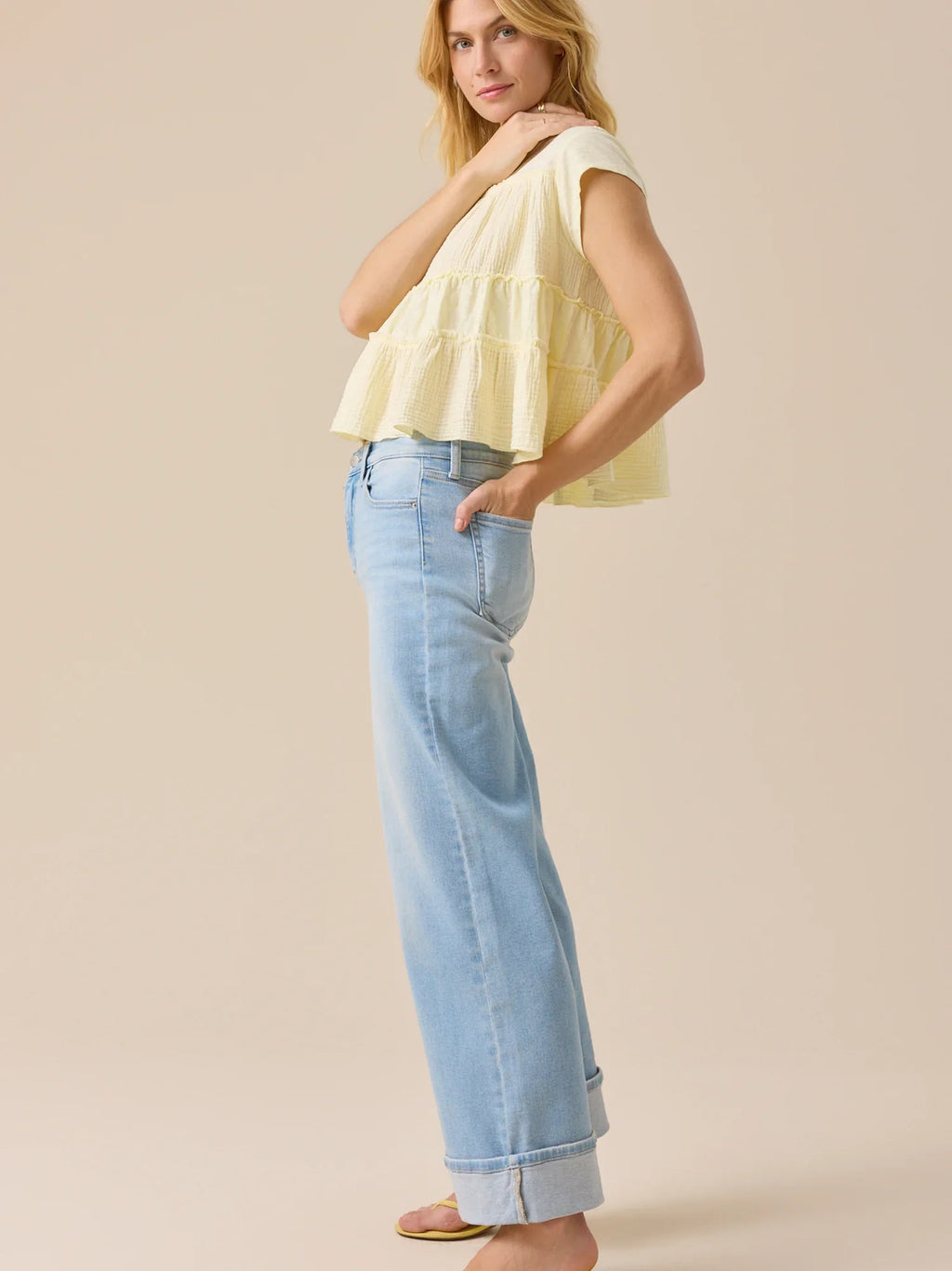 Nicole Ruffle Top