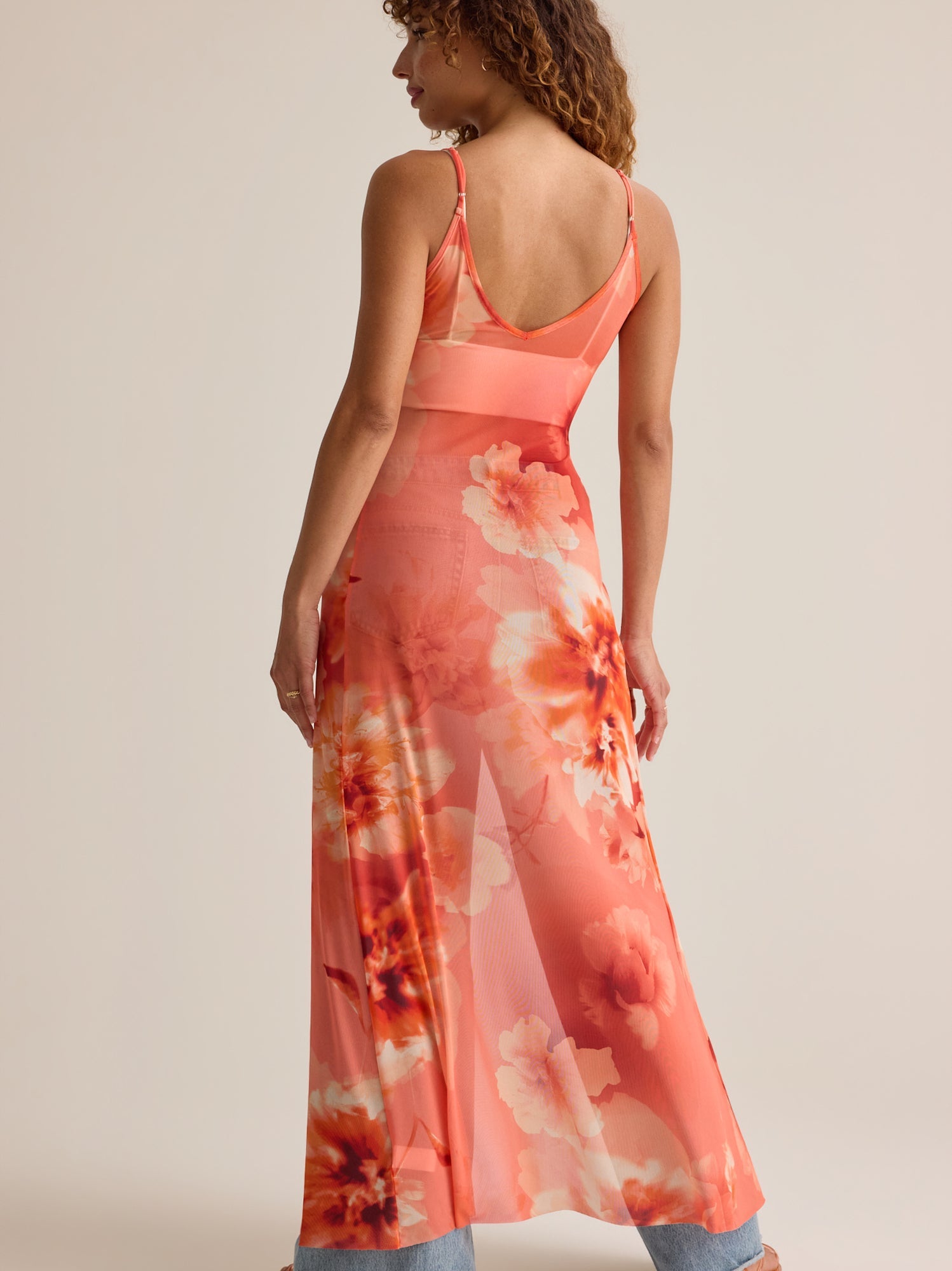 Florence Floral Mesh Kimono