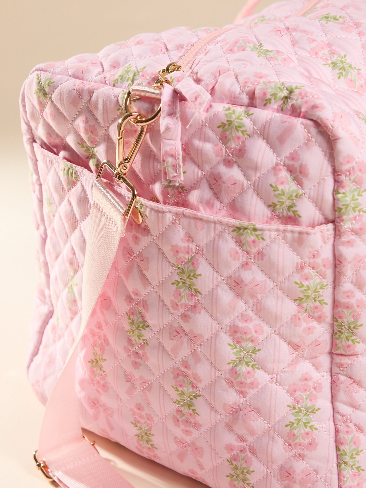 Oh So Fancy Quilted Weekender Bag