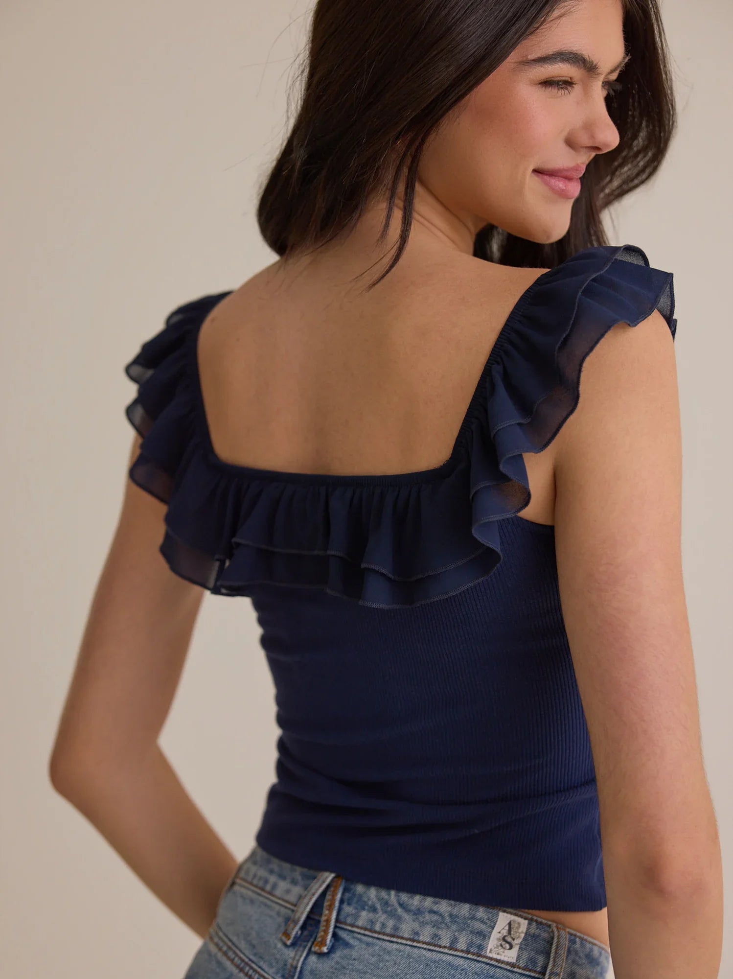 Josie Flutter Sleeve Tank
