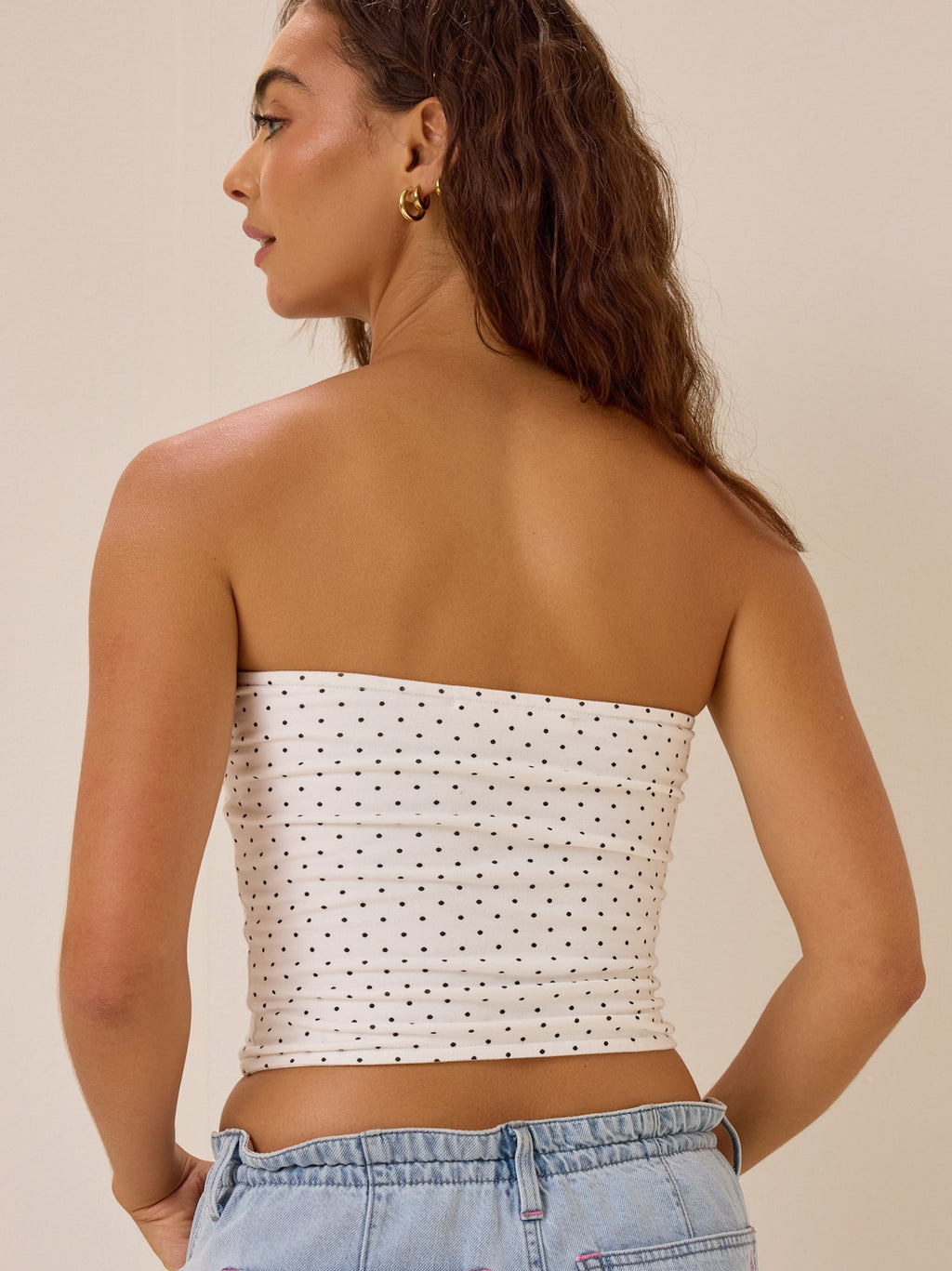 Scottie Dot Cropped Tube