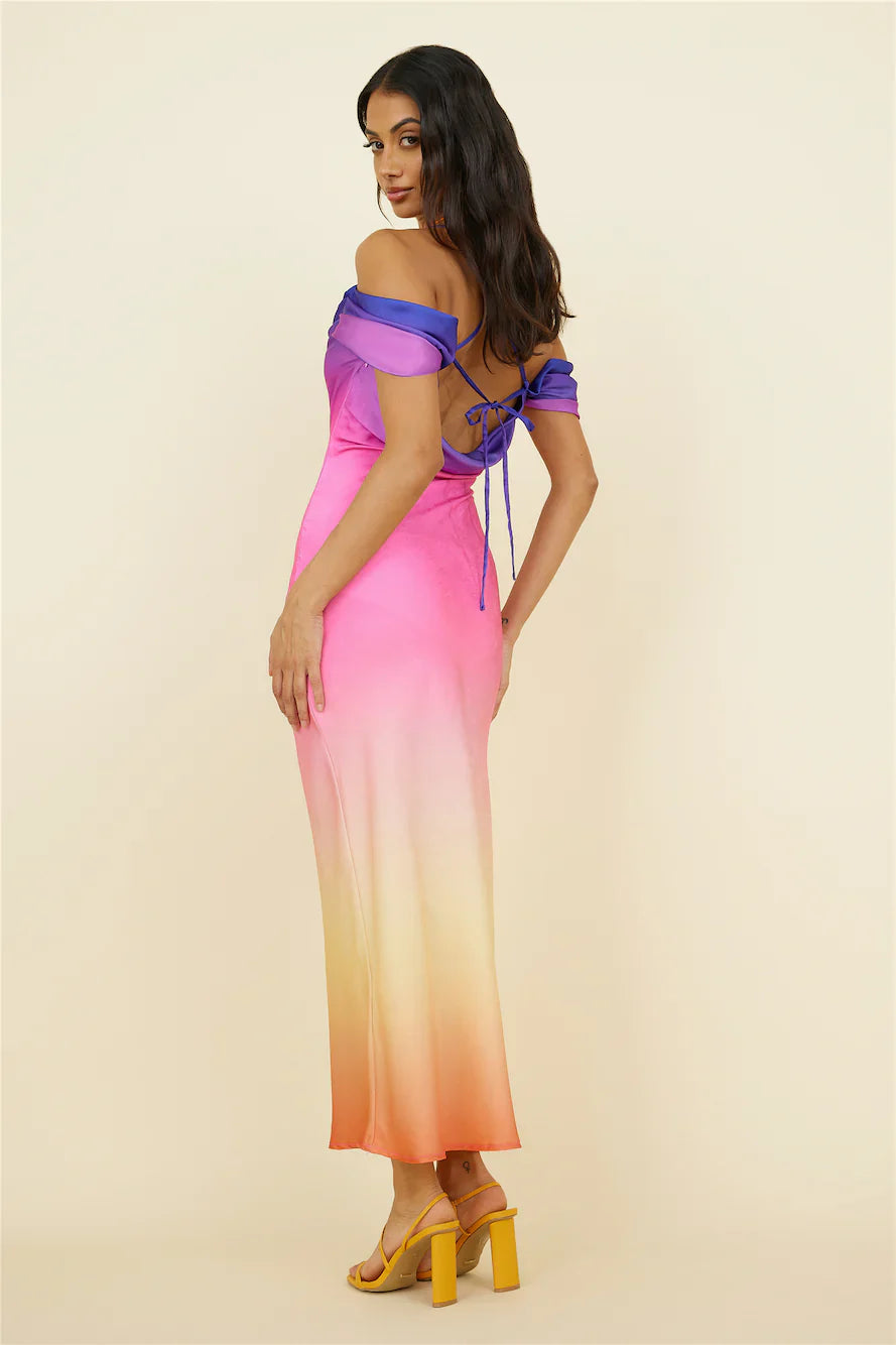Play My Ace Maxi Dress Multi