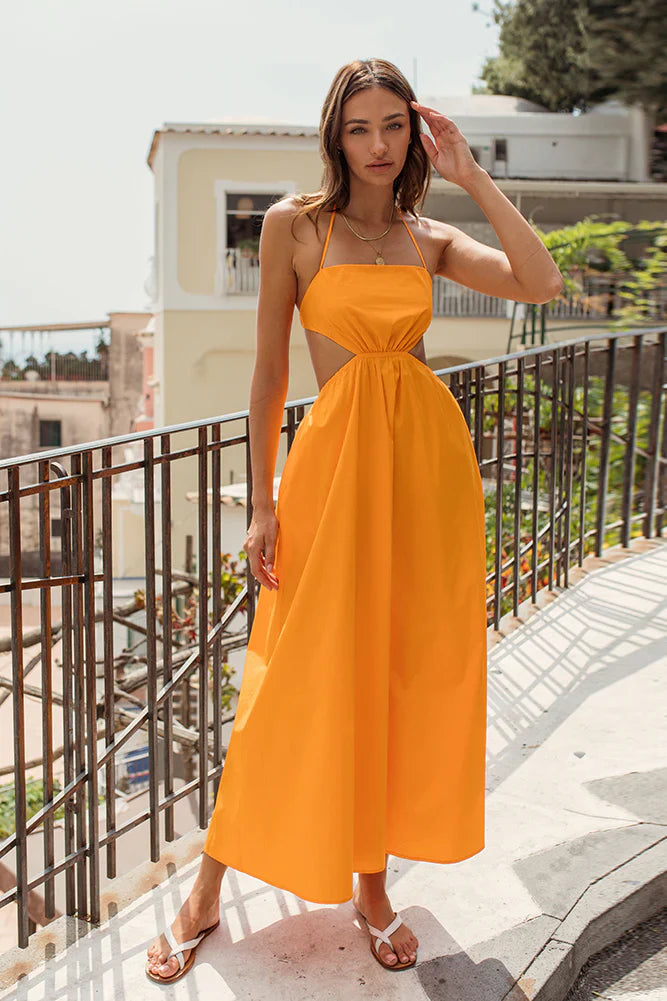 HELLO MOLLY Should We Go Maxi Dress Mango