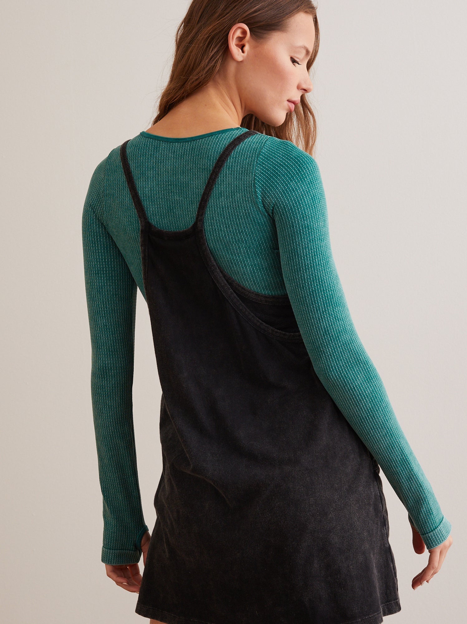 Hang Tough Mineral Wash Mini Dress