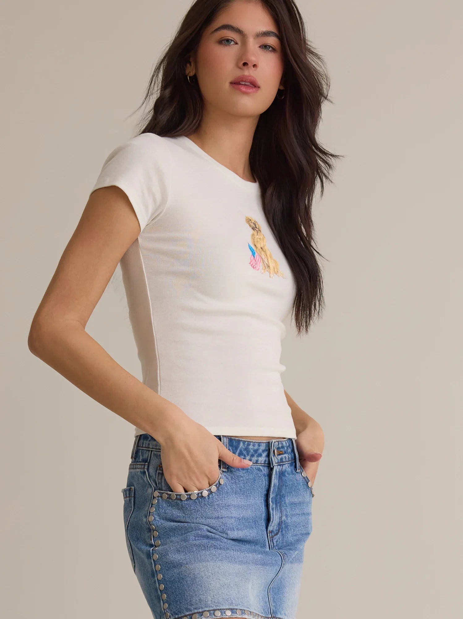 Ellison American Dog Baby Tee