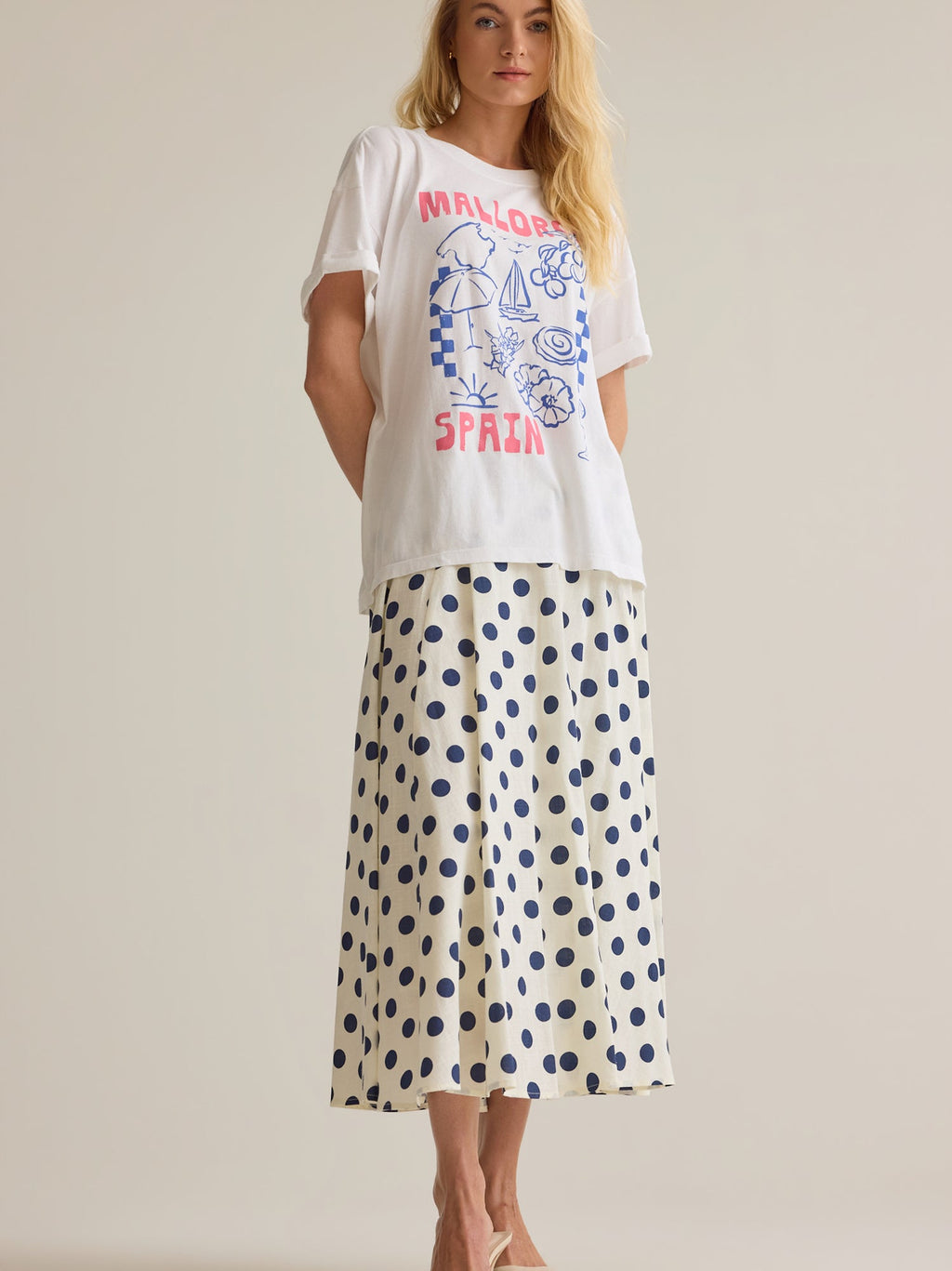 Mallorca Spain Oversized Tee