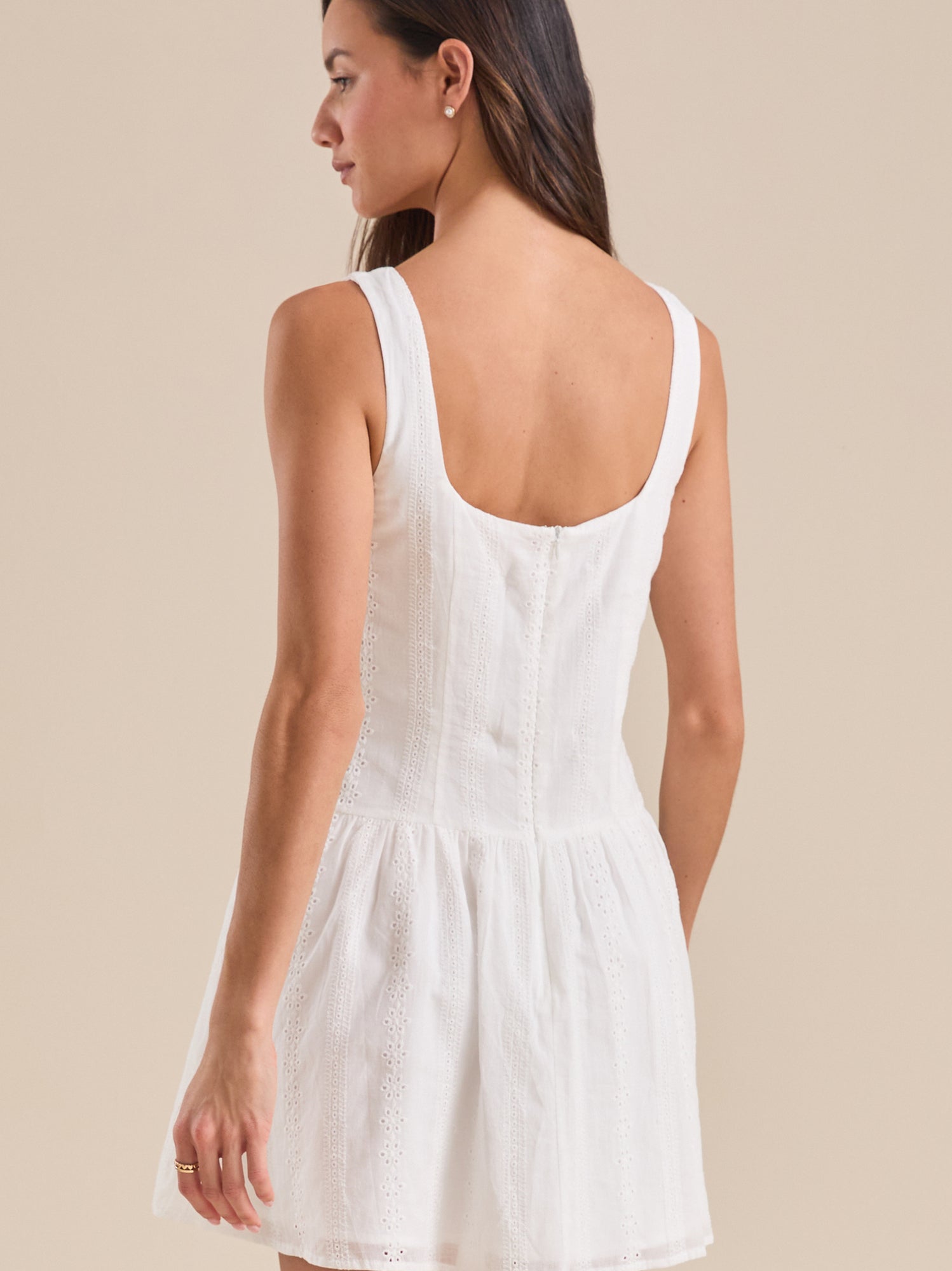 Layla Eyelet Mini Dress