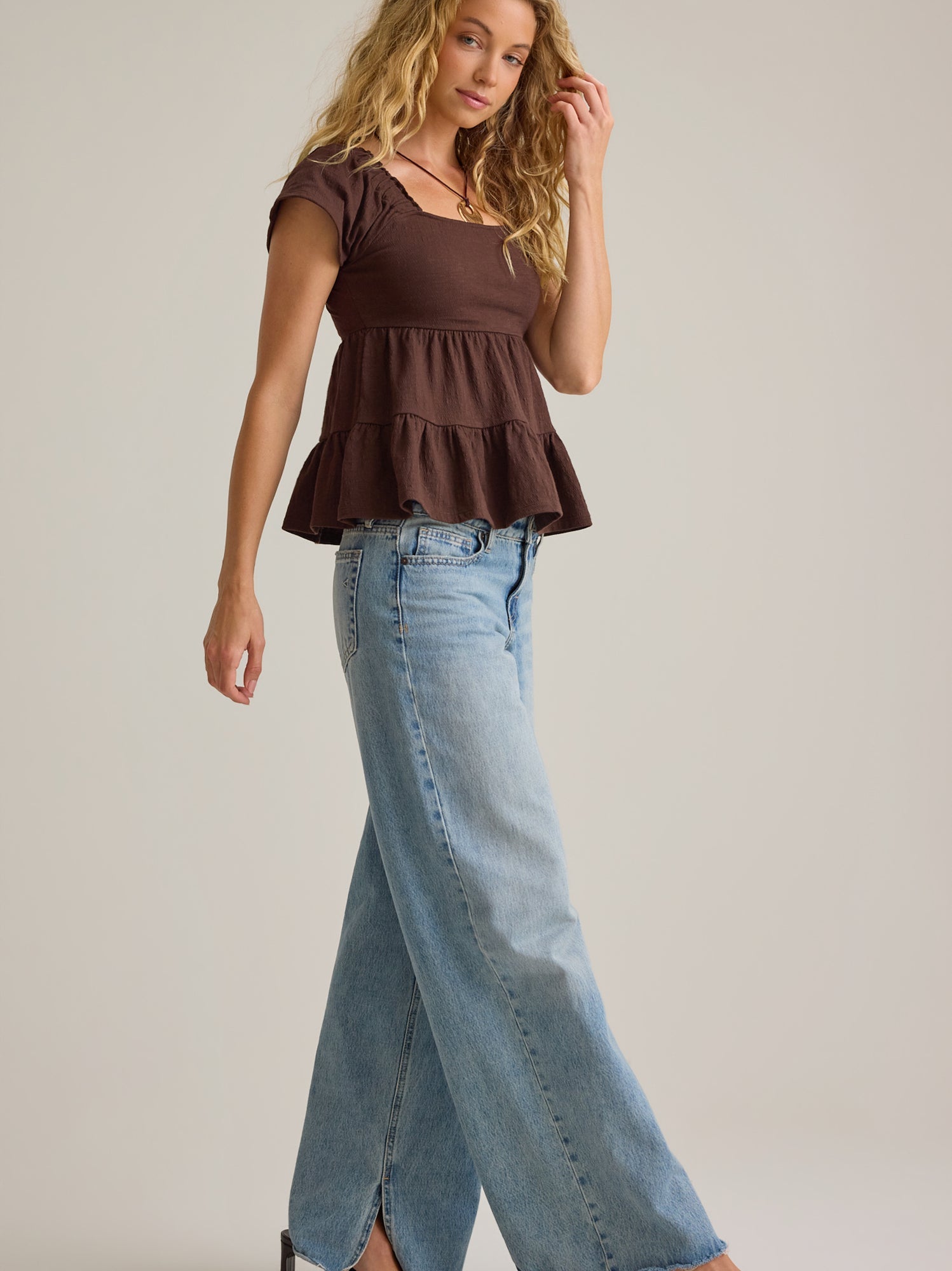 Leylani Tiered Babydoll Top